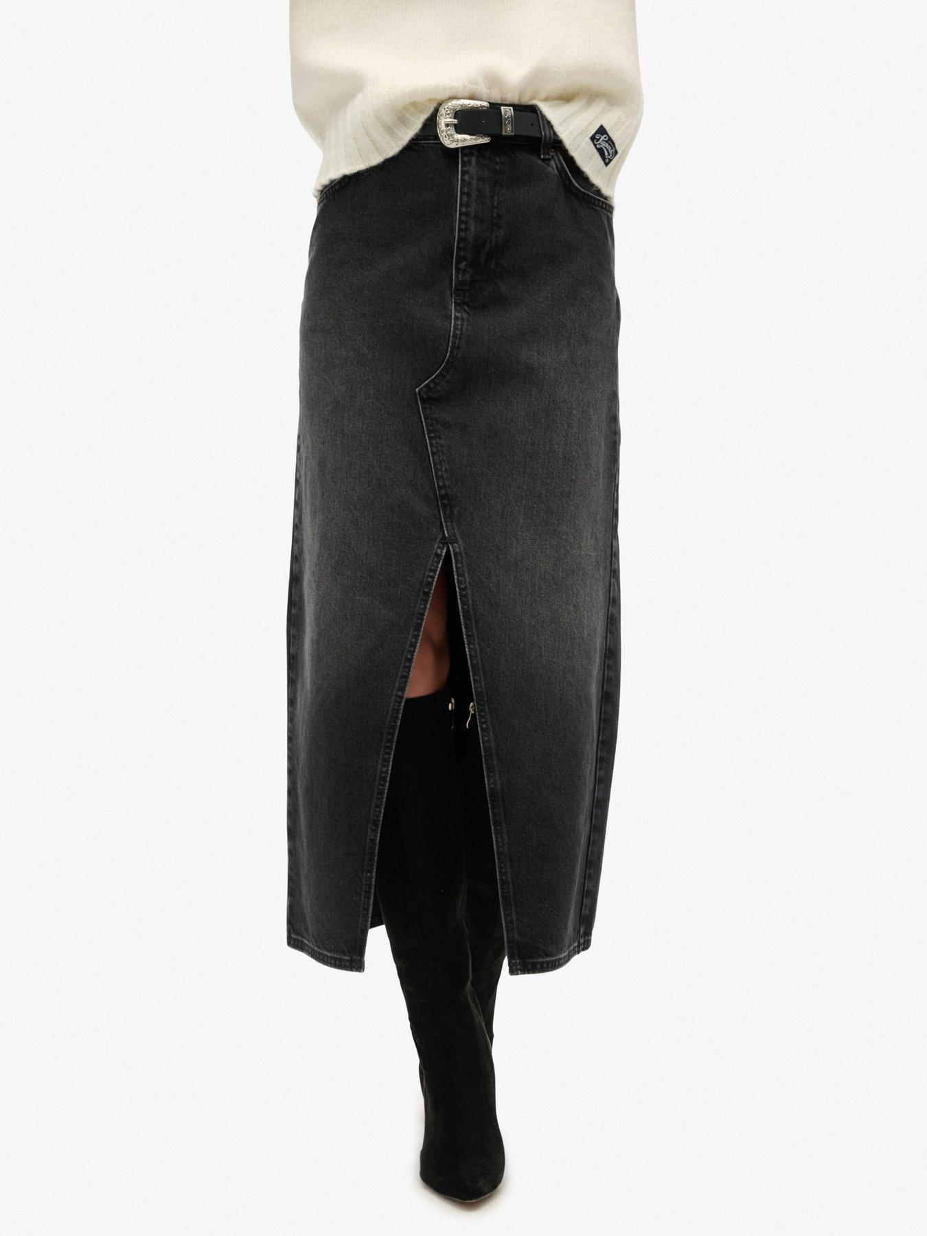 superdry-denim-split-maxi-skirt-black