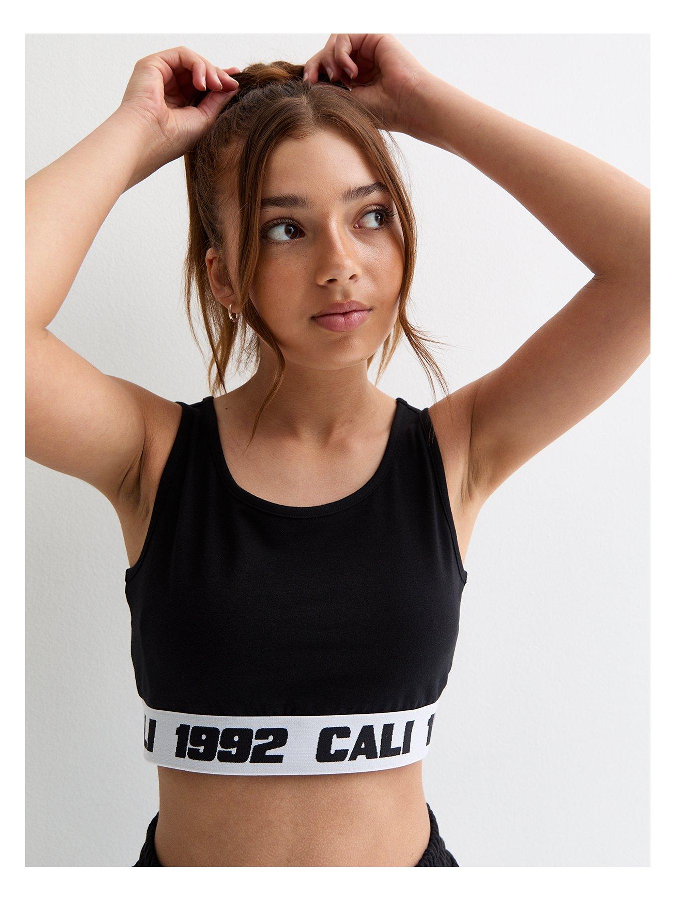 new-look-915-girls-black-cali-1992-racer-crop-vest