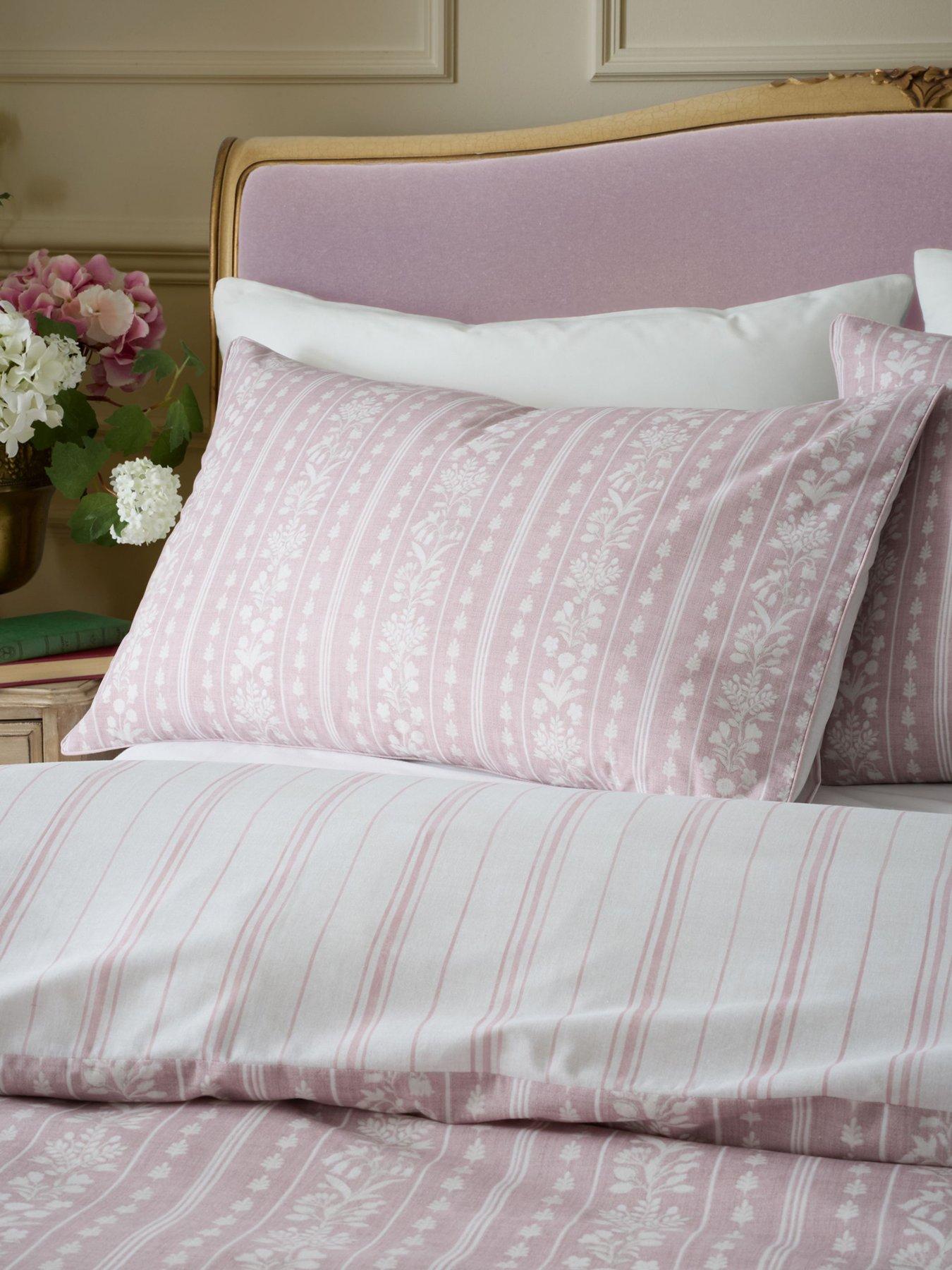 bridgerton-by-catherine-lansfield-regency-stripe-duvet-set--super-king-pinkdetail