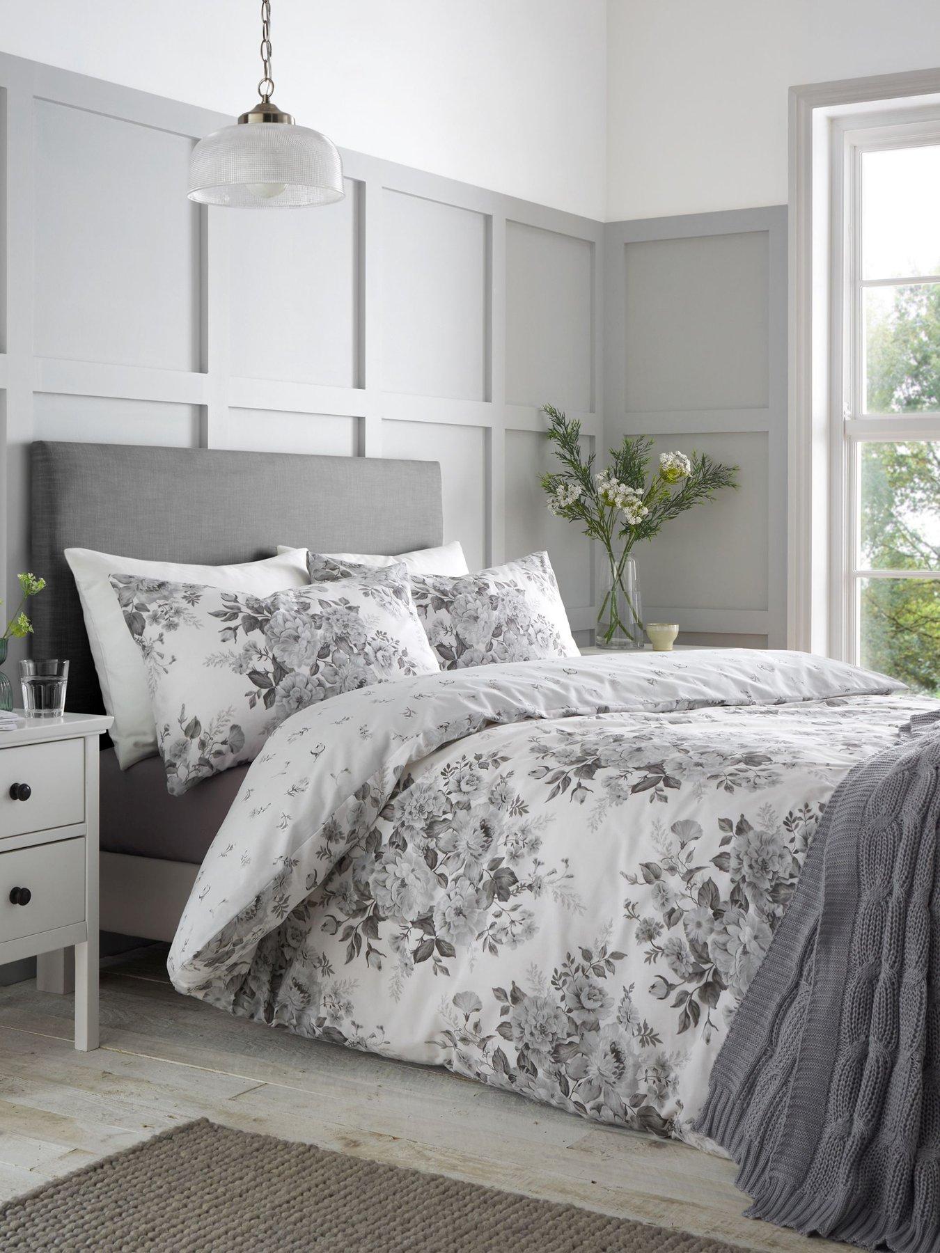 catherine-lansfield-grey-floral-duvet-cover-set