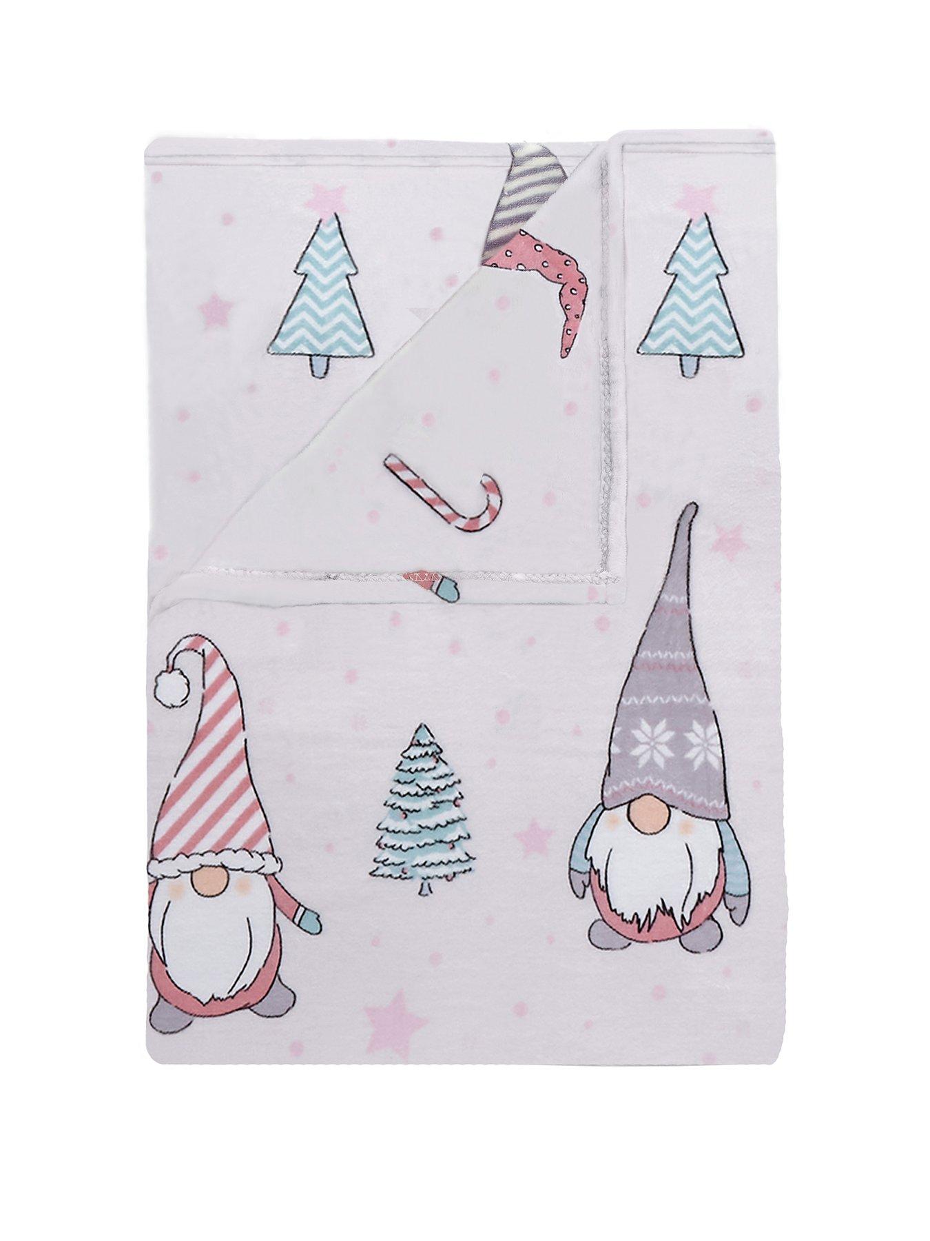 catherine-lansfield-christmas-festive-gnomes-throw--pink-130-x-170cmstillFront