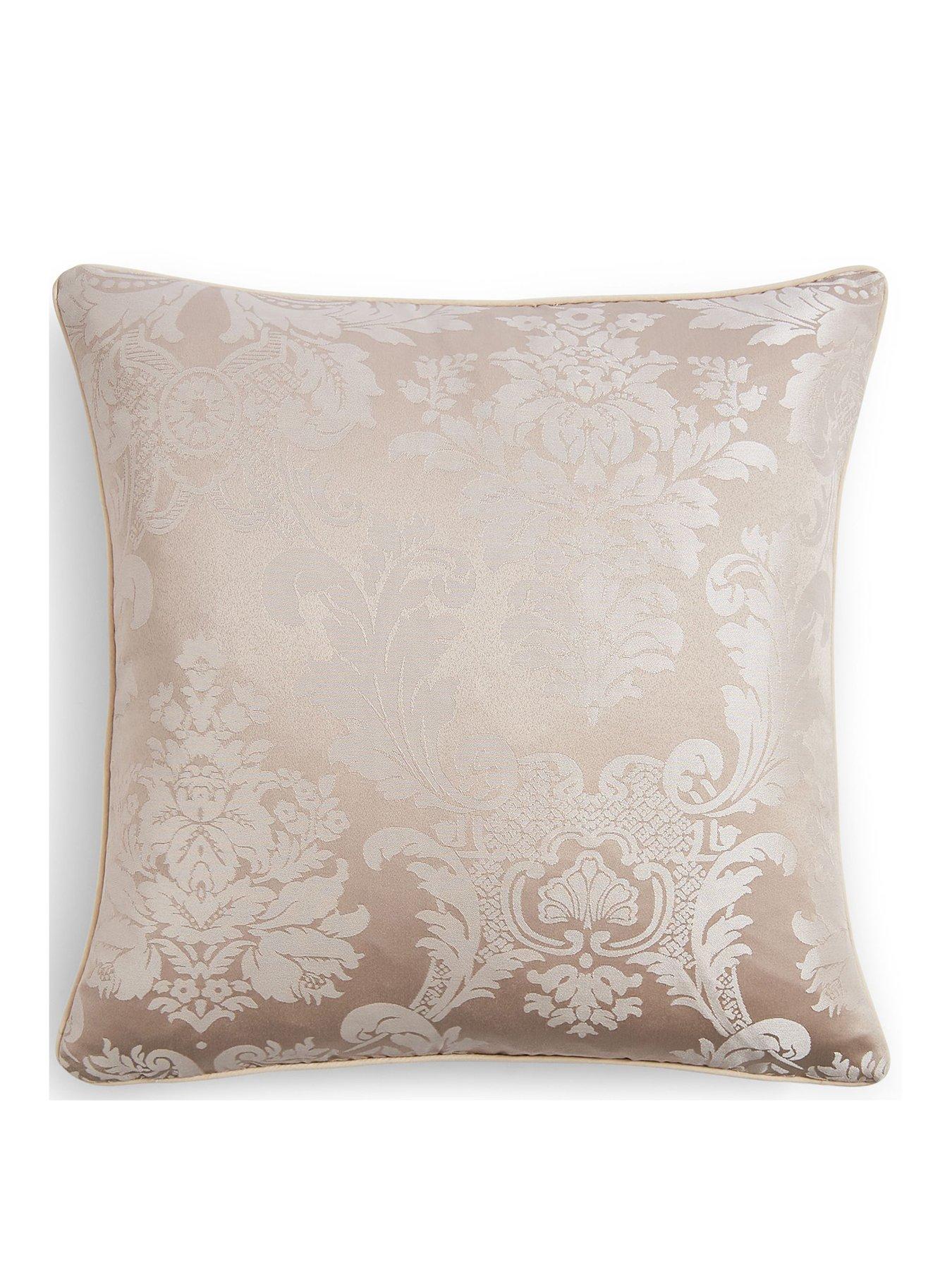 catherine-lansfield-damask-jacquard-filled-cushion-43-x-43cm-champagnestillFront