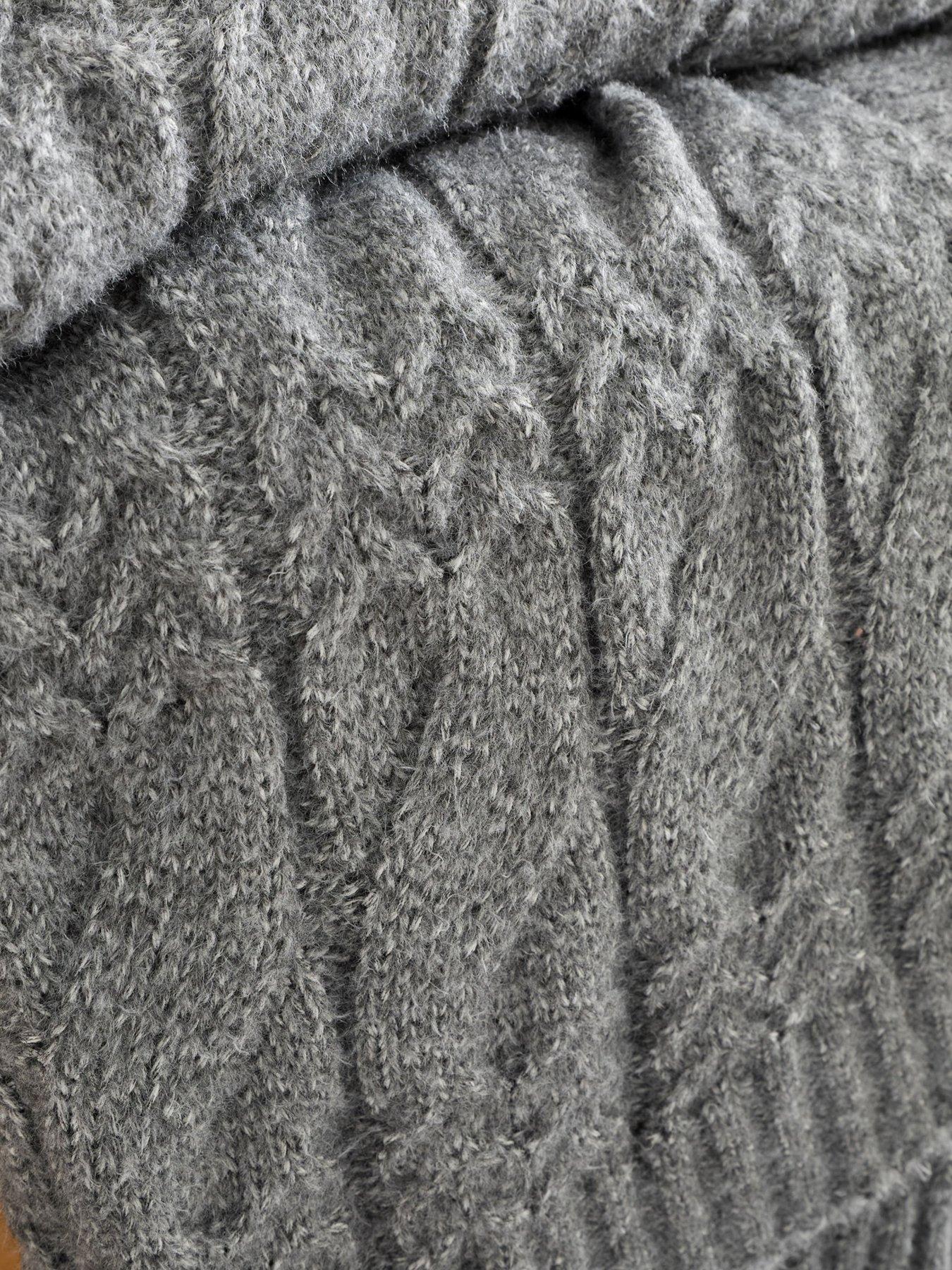 Image 4 of 5 of Bianca Cable Knit Throw