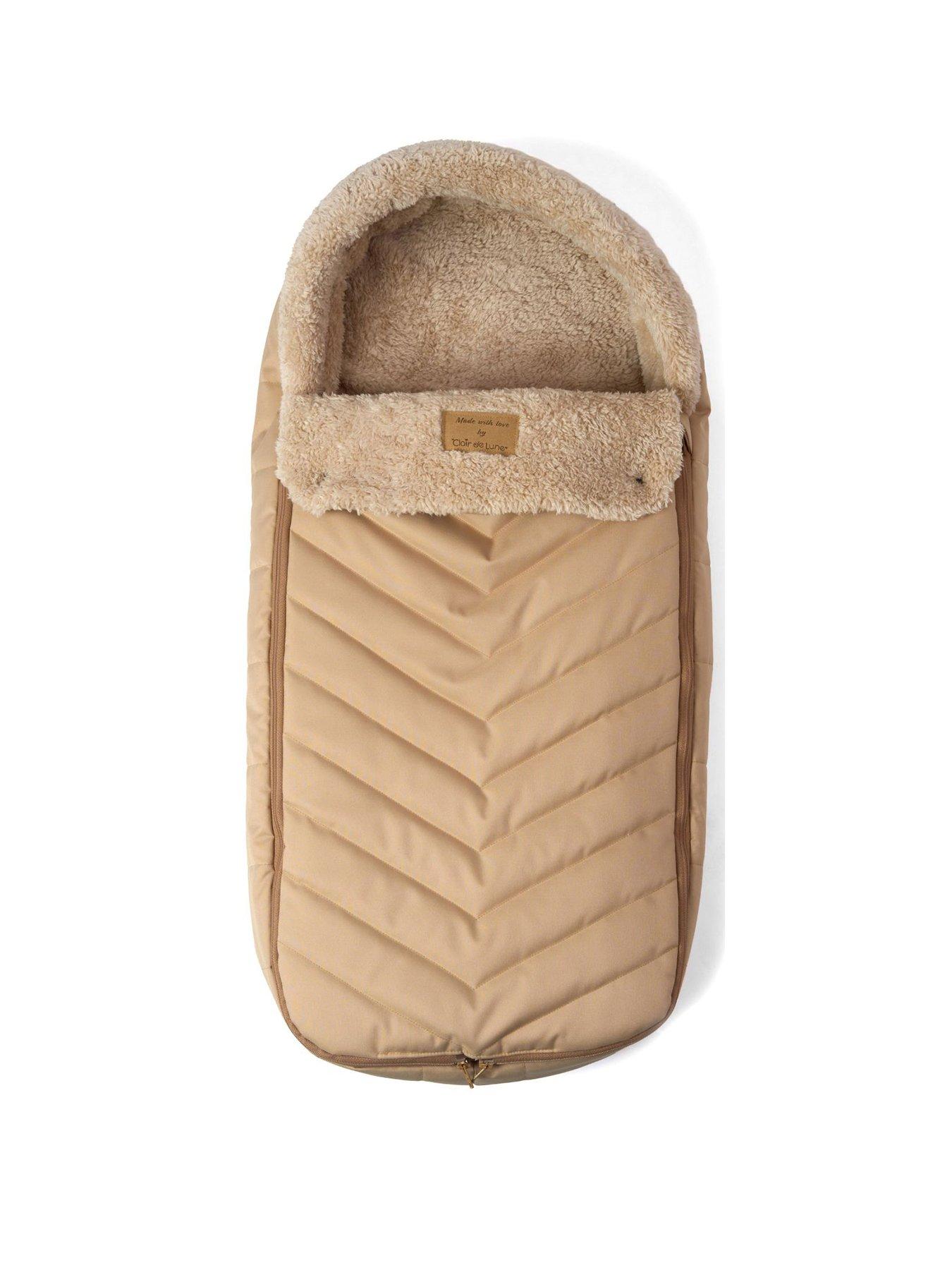 clair-de-lune-snug-footmuff-beigestillFront