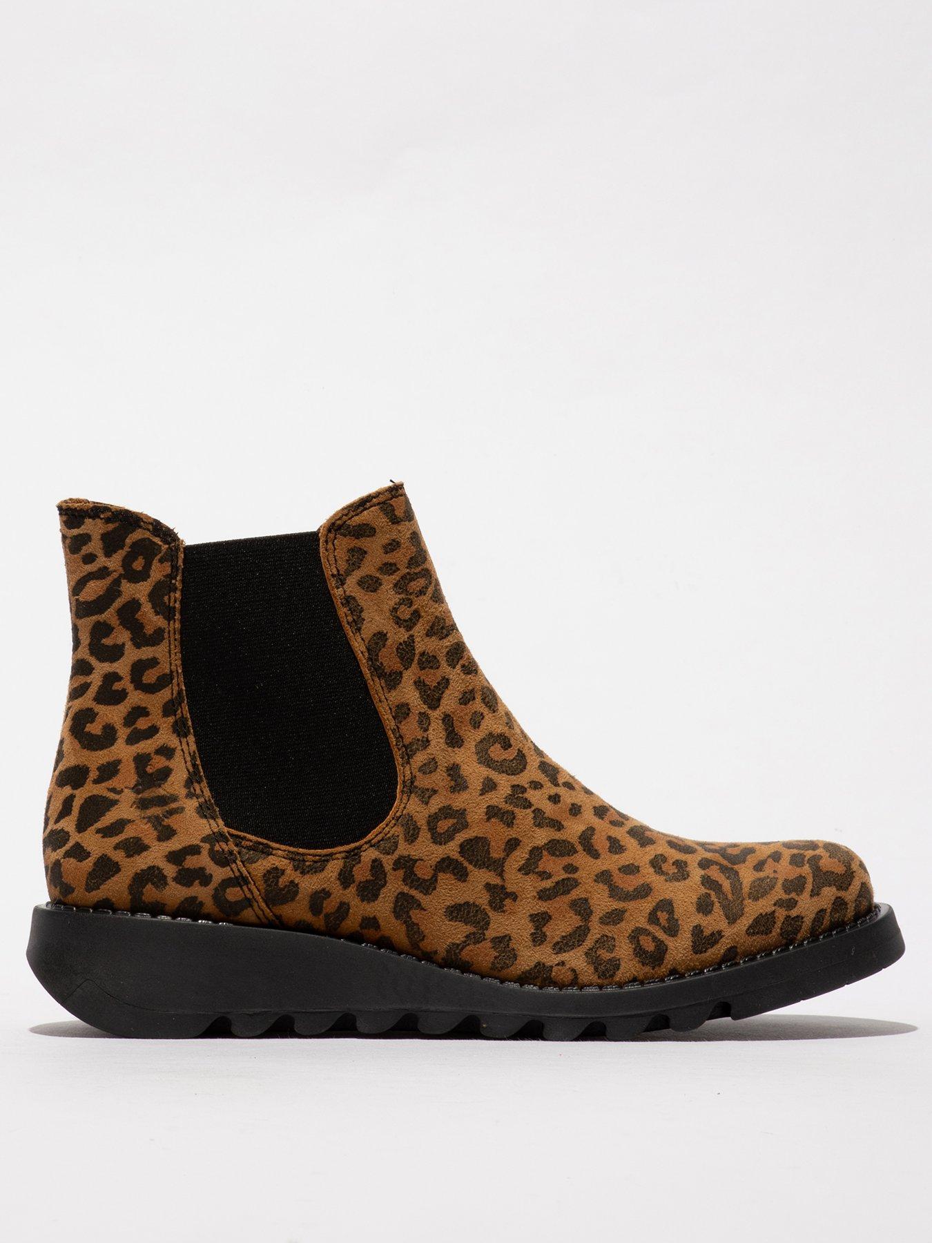 undefined Cheetah Tan Ankle Boot