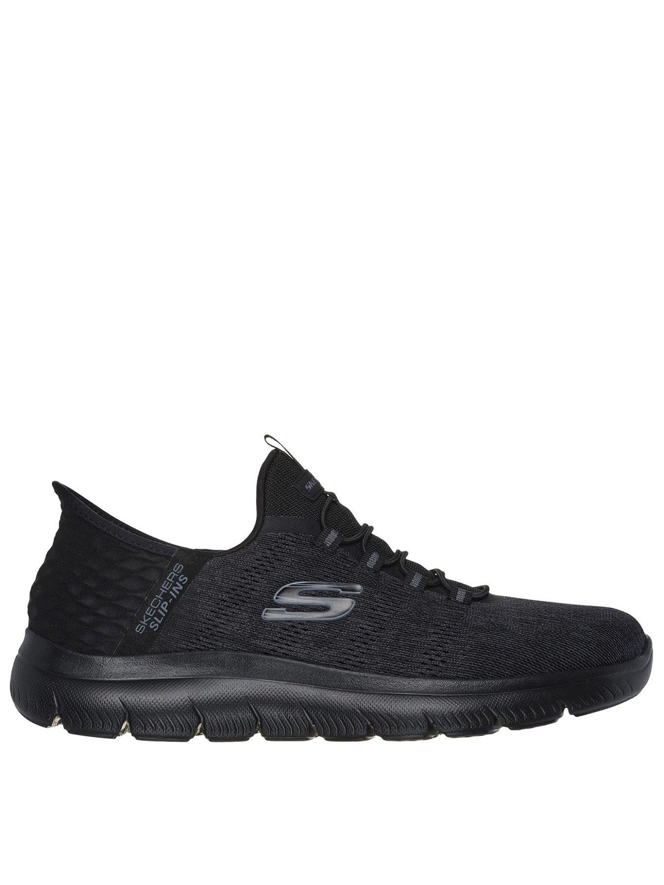 skechers-summits-air-cooled-slip-on-trainers-black