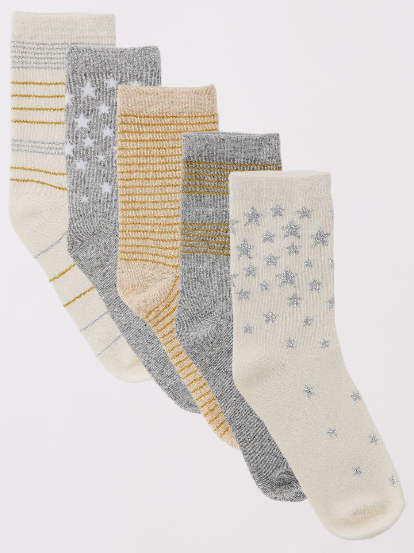 everyday-5pk-printed-lurex-ankle-socks-multi