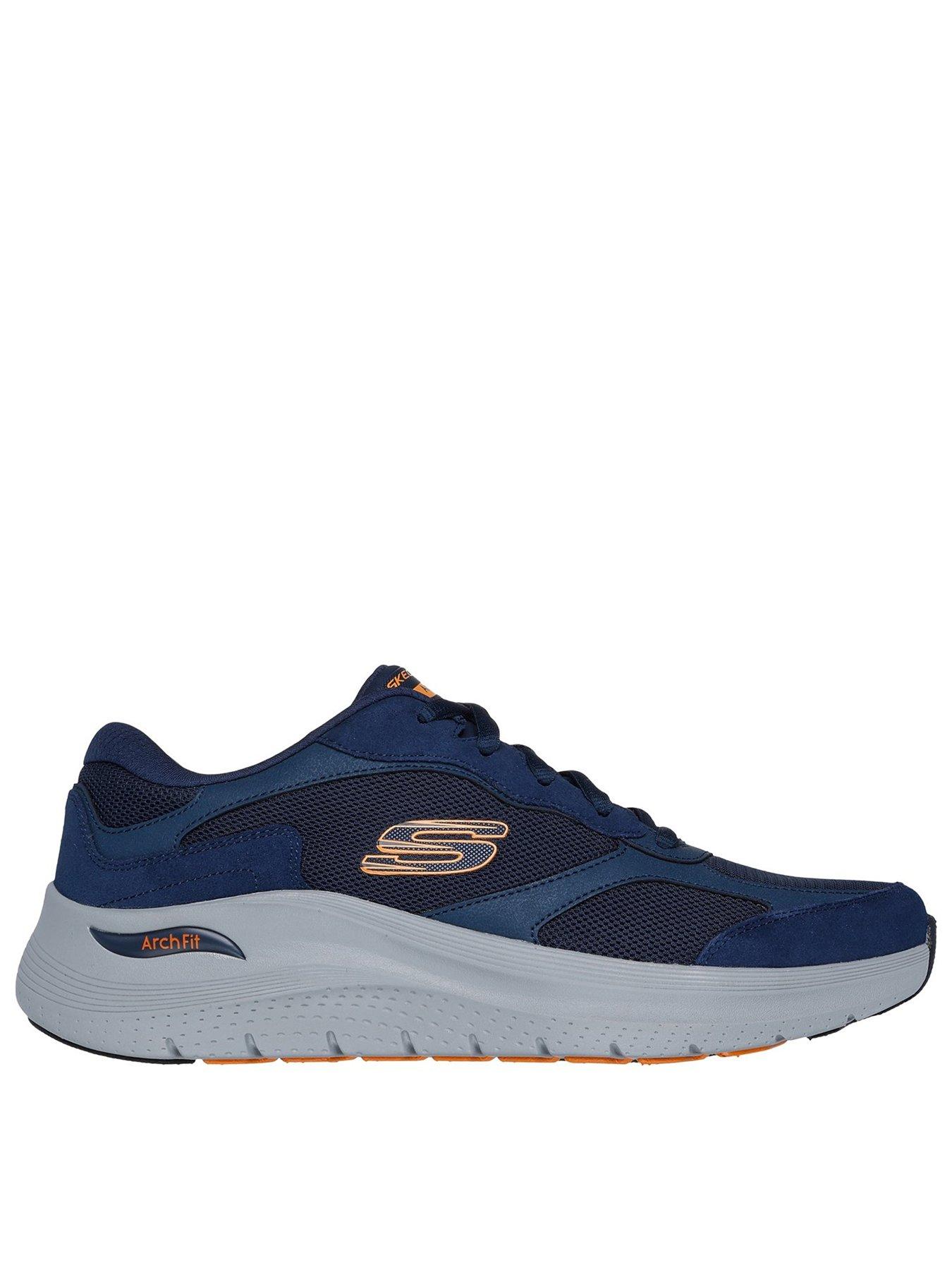 skechers-air-cooled-arch-fit-trainers-navy