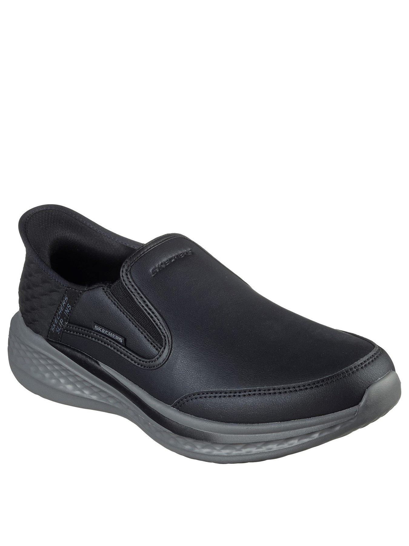 skechers-usa-goga-mat-arch-relaxed-fit-slip-on-trainers-blackstillFront