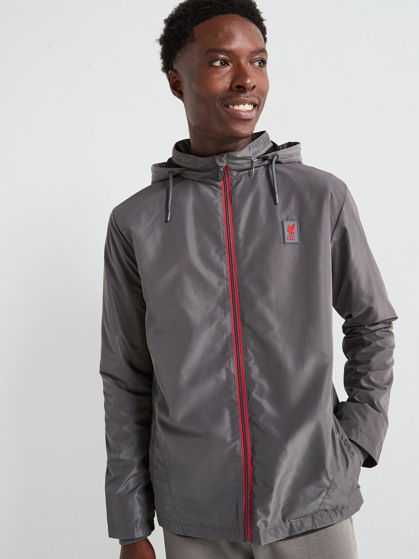 Image of Liverpool FC Liverpool Football Club Mens Windcheater - Charcoal