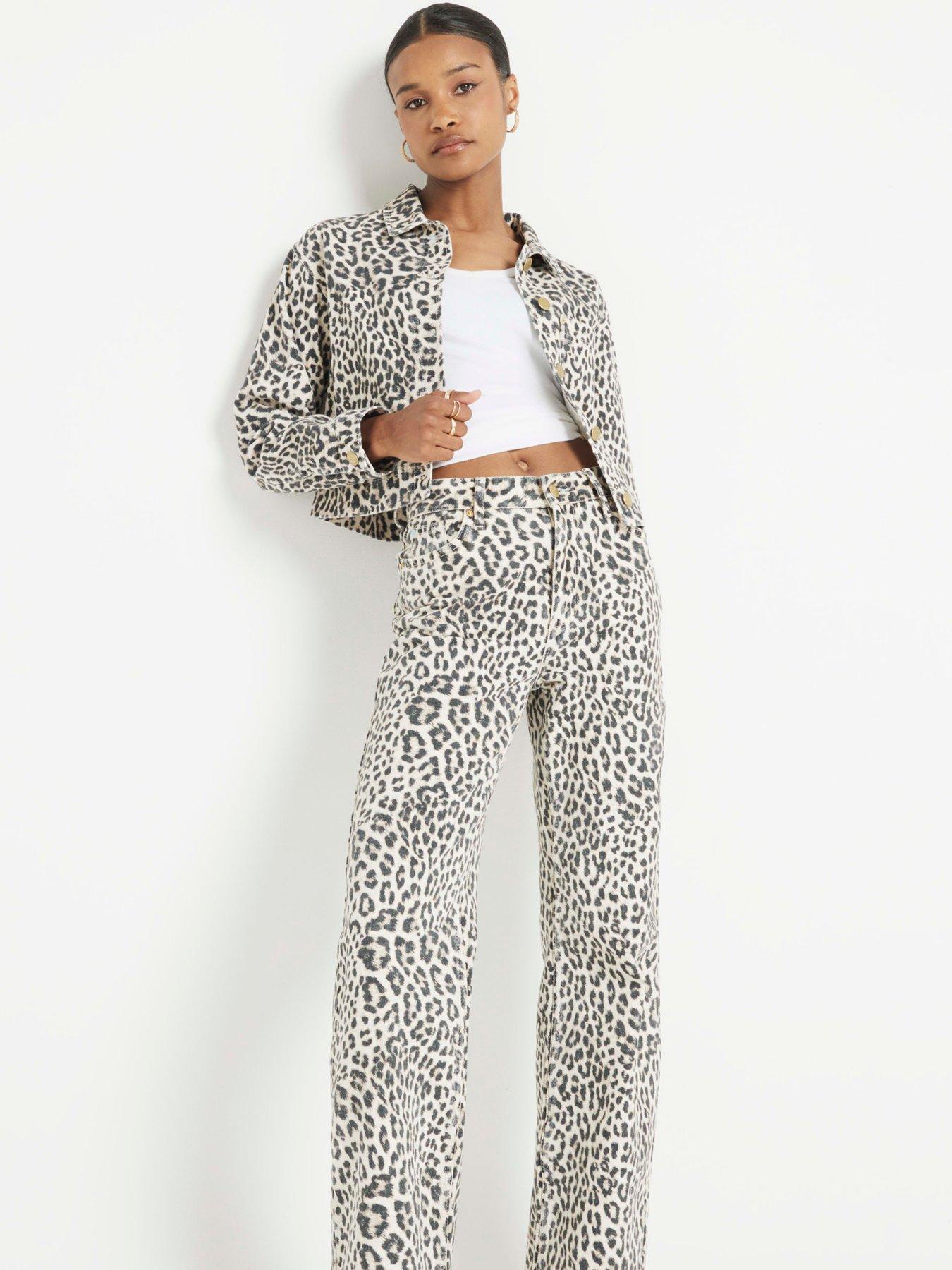 river-island-animal-print-cropped-denim-shirt-brownback