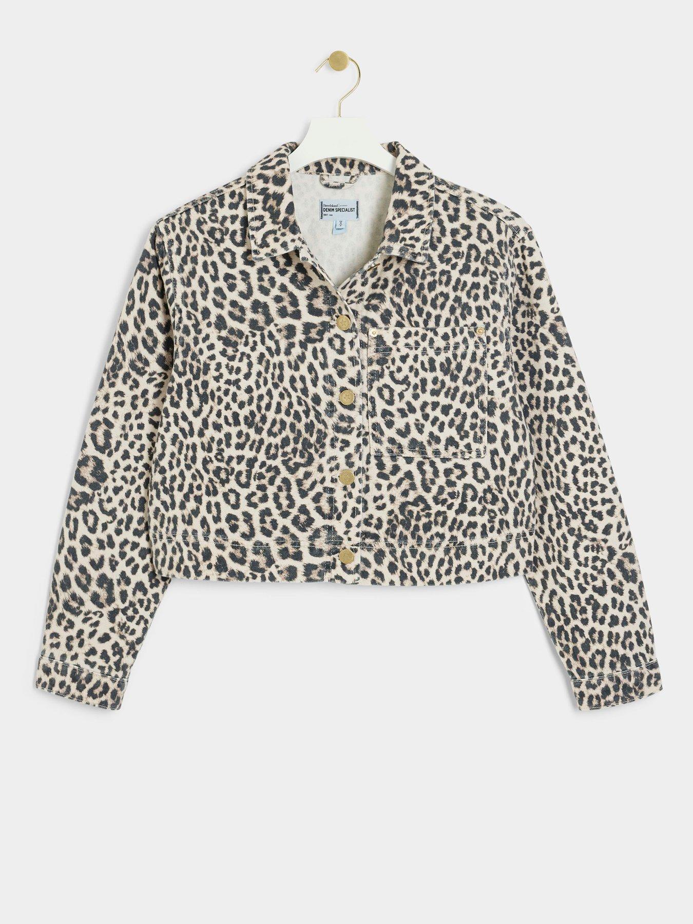 river-island-animal-print-cropped-denim-shirt-browndetail