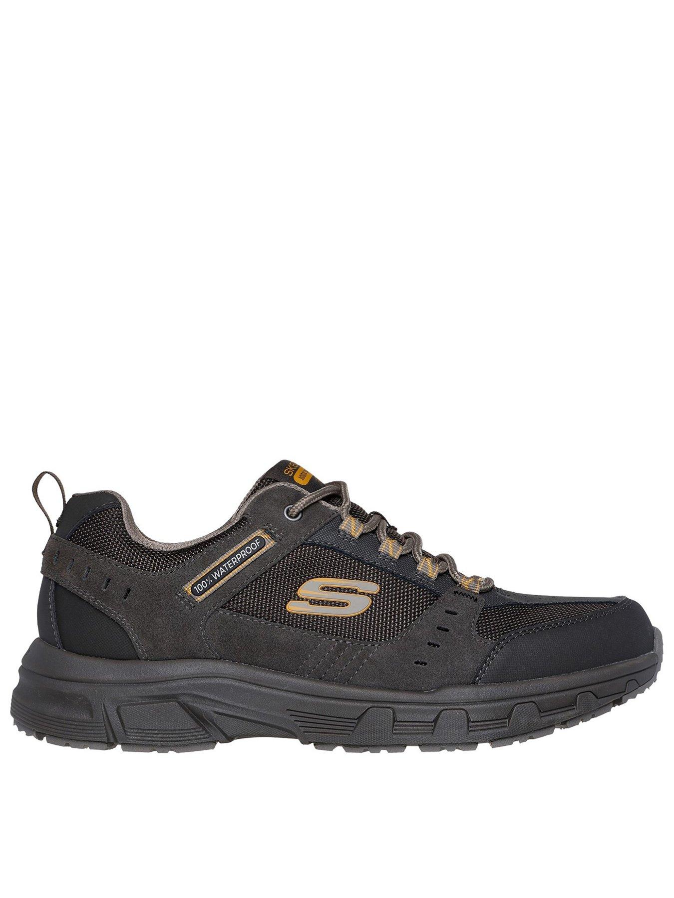 Image 1 of 5 of Skechers Waterproof Memory Foam Relaxed Fit Trainers - Brown