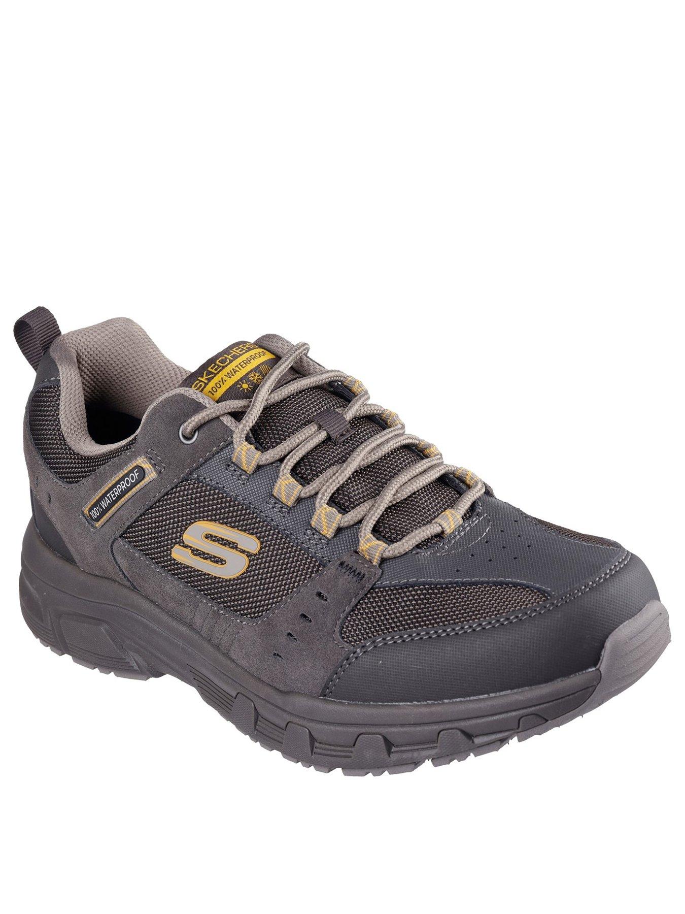 skechers-waterproof-memory-foam-relaxed-fit-trainers-brownstillFront