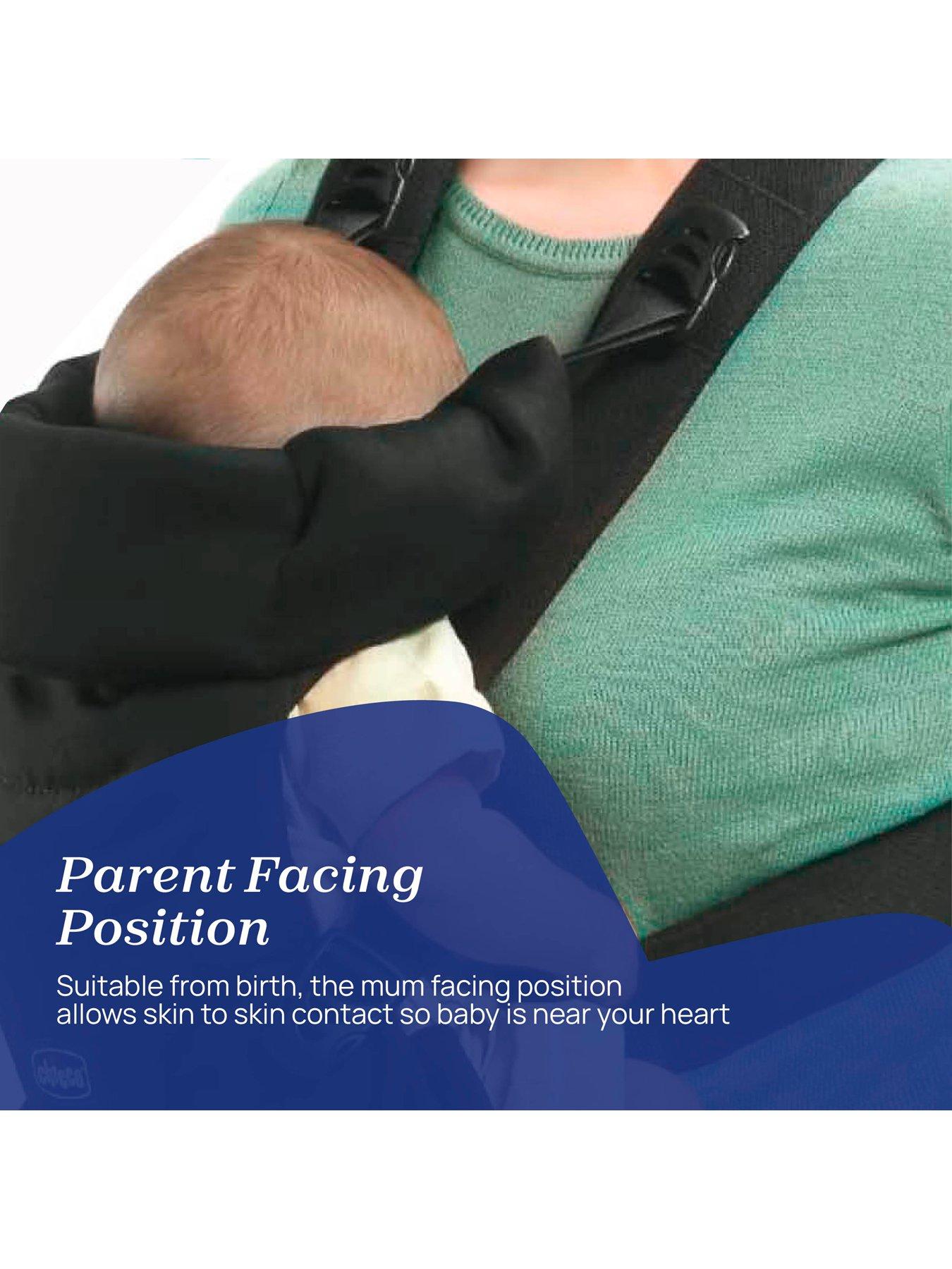 Image 3 of 6 of Chicco Easy Fit Baby Carrier -&nbsp;Black&nbsp;- 4 Positions&nbsp;- Extra Head and Neck support for Newborn &nbsp;