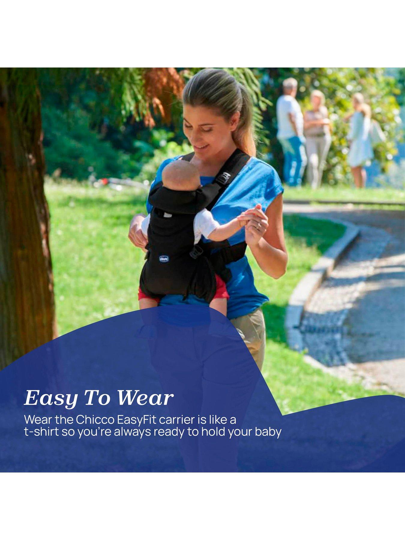 Image 4 of 6 of Chicco Easy Fit Baby Carrier -&nbsp;Black&nbsp;- 4 Positions&nbsp;- Extra Head and Neck support for Newborn &nbsp;