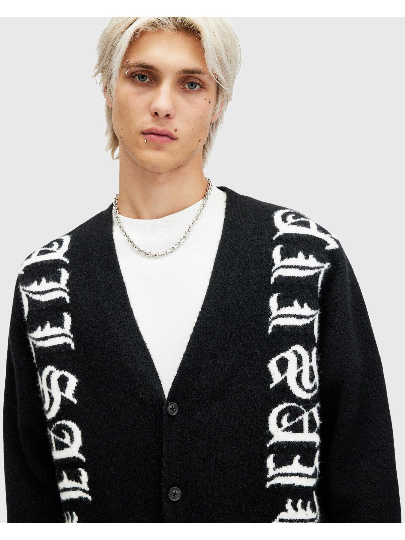 allsaints-allsaints-scripture-logo-knitted-cardigan-blackoutfit