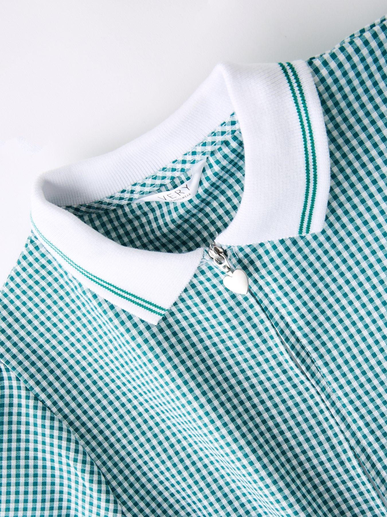 Image 3 of 5 of V by Very Girls Gingham Playsuit - Green