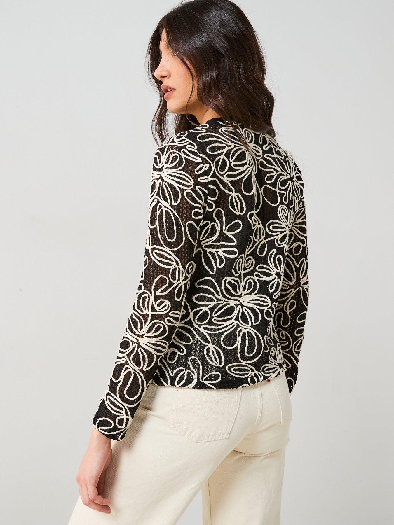 v-by-very-long-sleeve-cutwork-top-blackstillFront