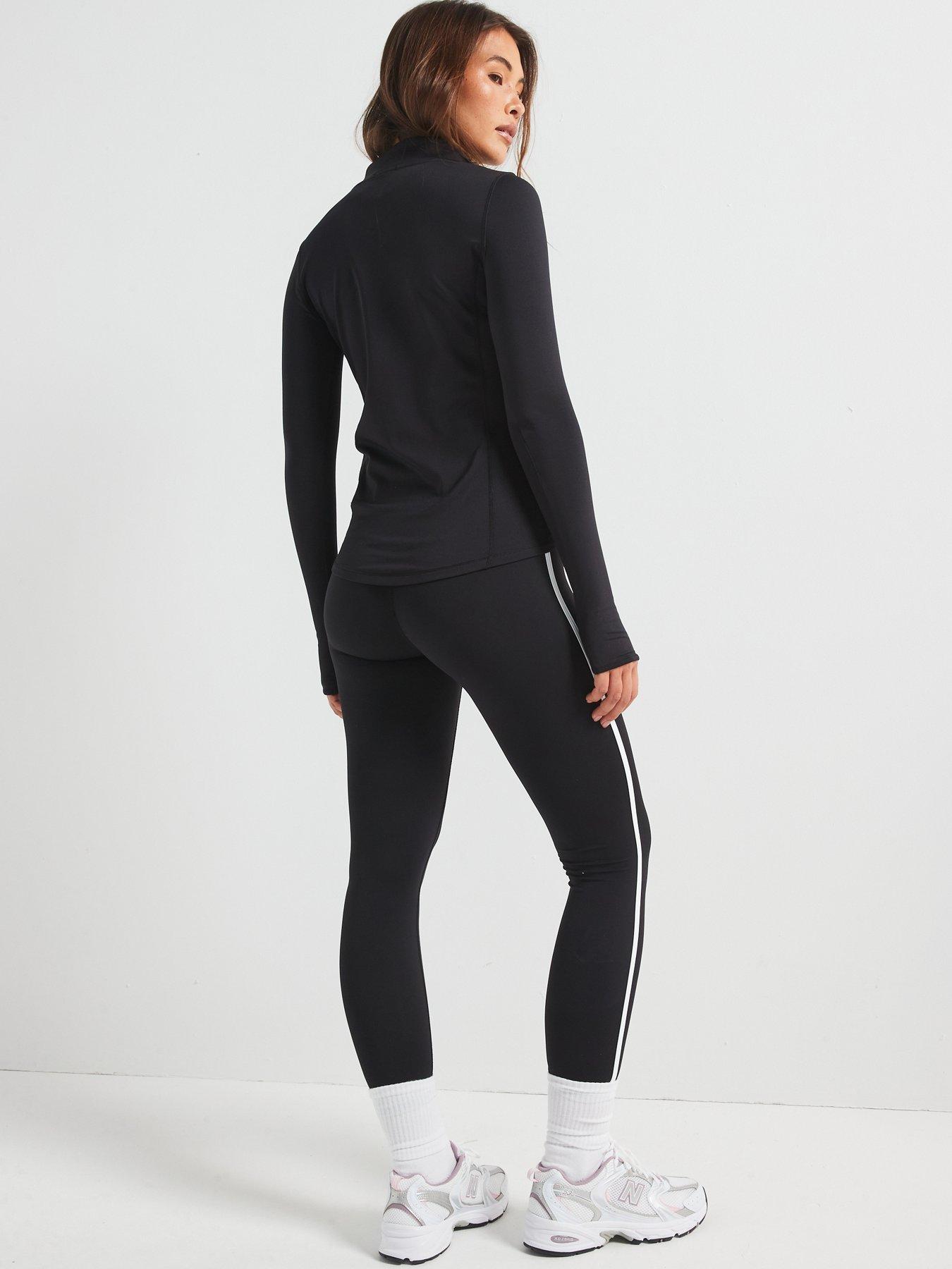 v-by-very-half-zip-sports-top-blackstillFront