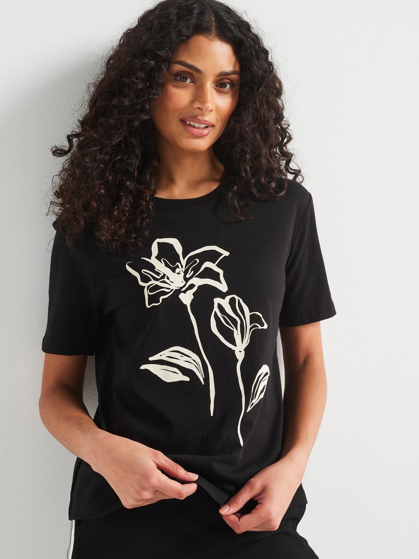 v-by-very-graphic-t-shirt-blackfront