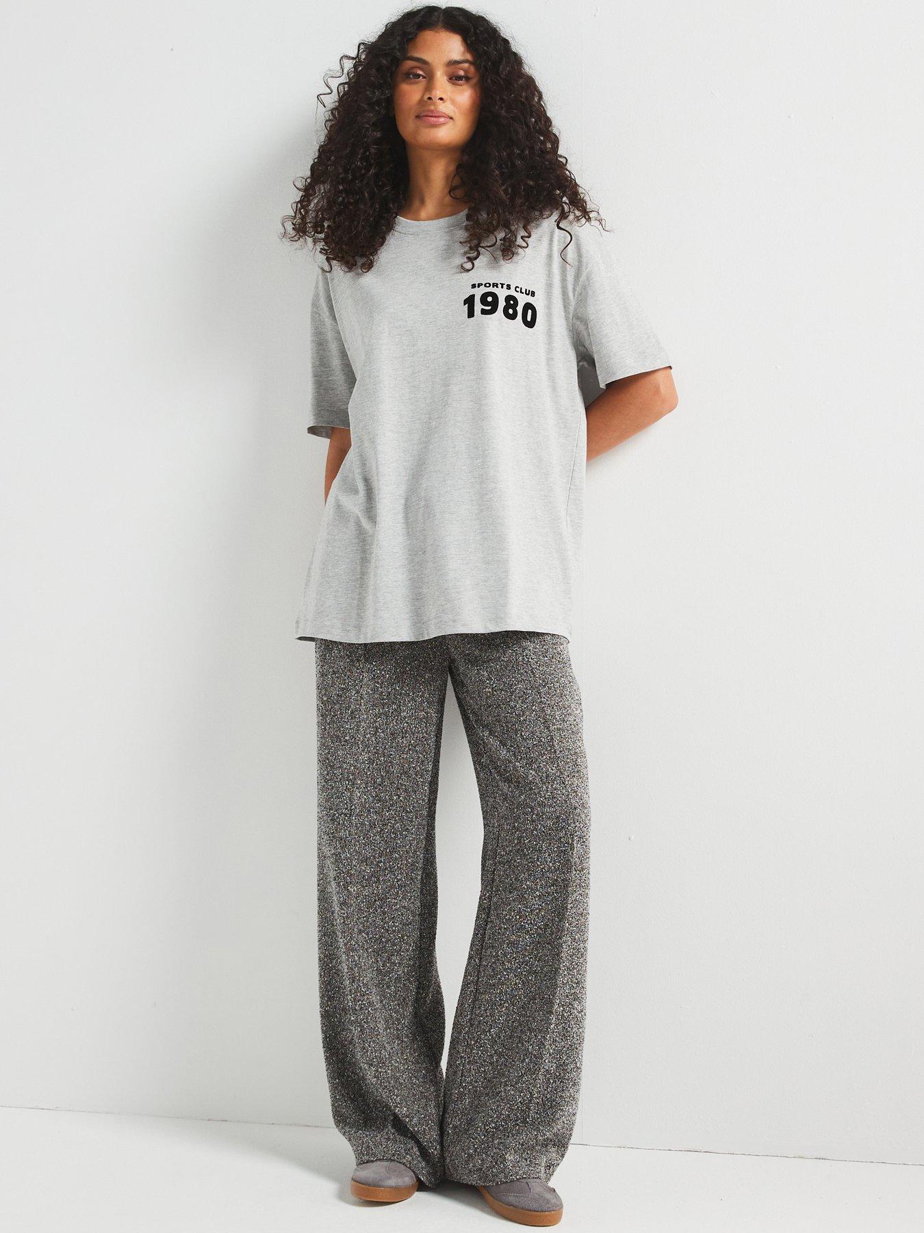 Image of V by Very Graphic T-Shirt Oz - Grey