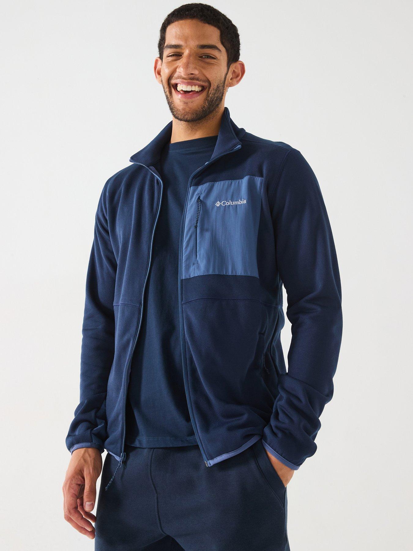 columbia-mens-columbia-hike-full-zip-fleece-blue