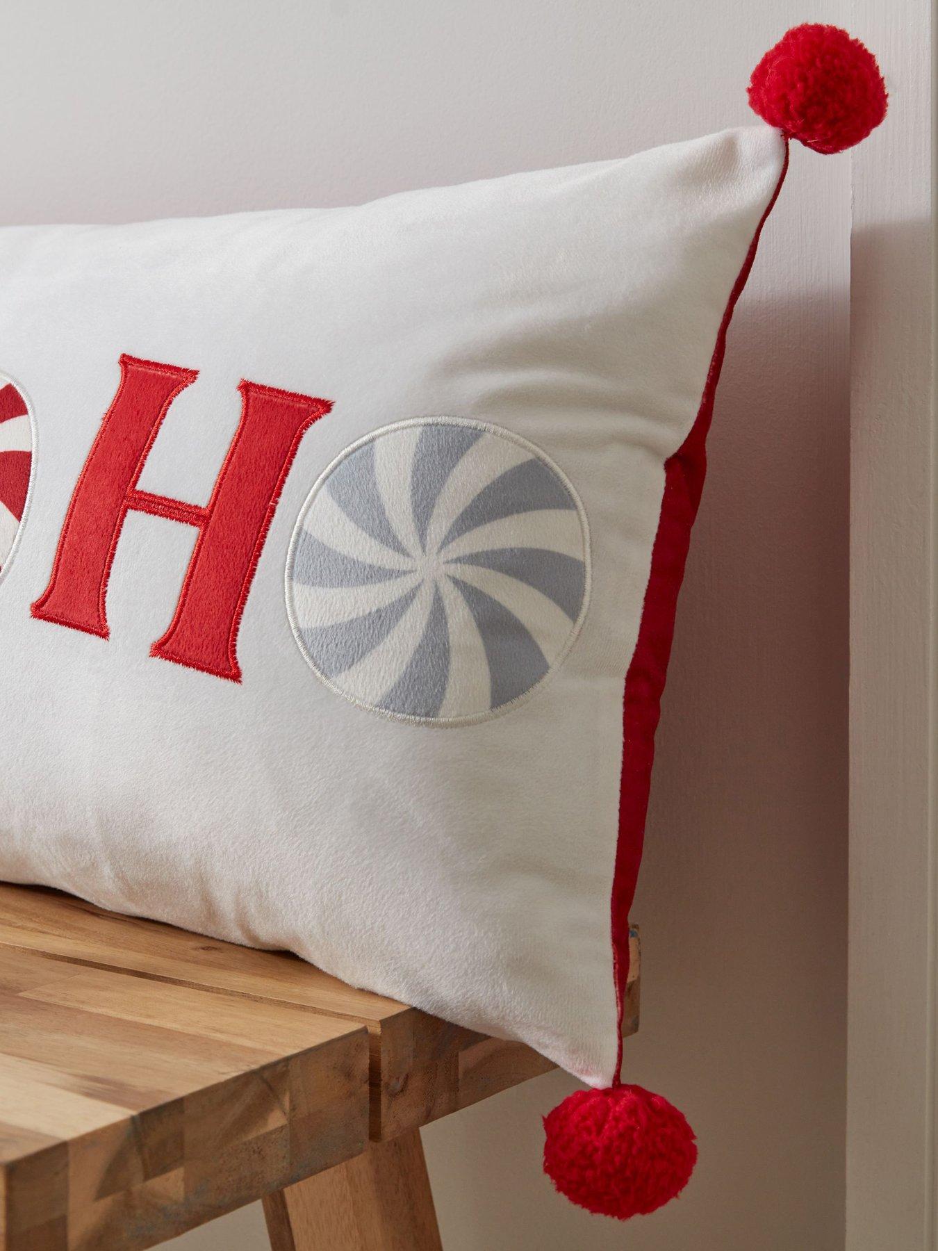 catherine-lansfield-ho-ho-ho-filled-cushion--30-x-60cm-whiteredback