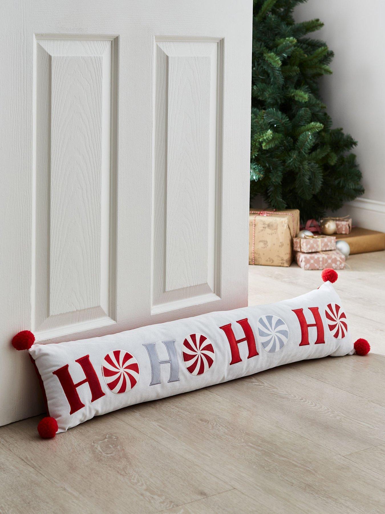 Image 1 of 3 of Catherine Lansfield Ho Ho Ho Christmas Draught Excluder