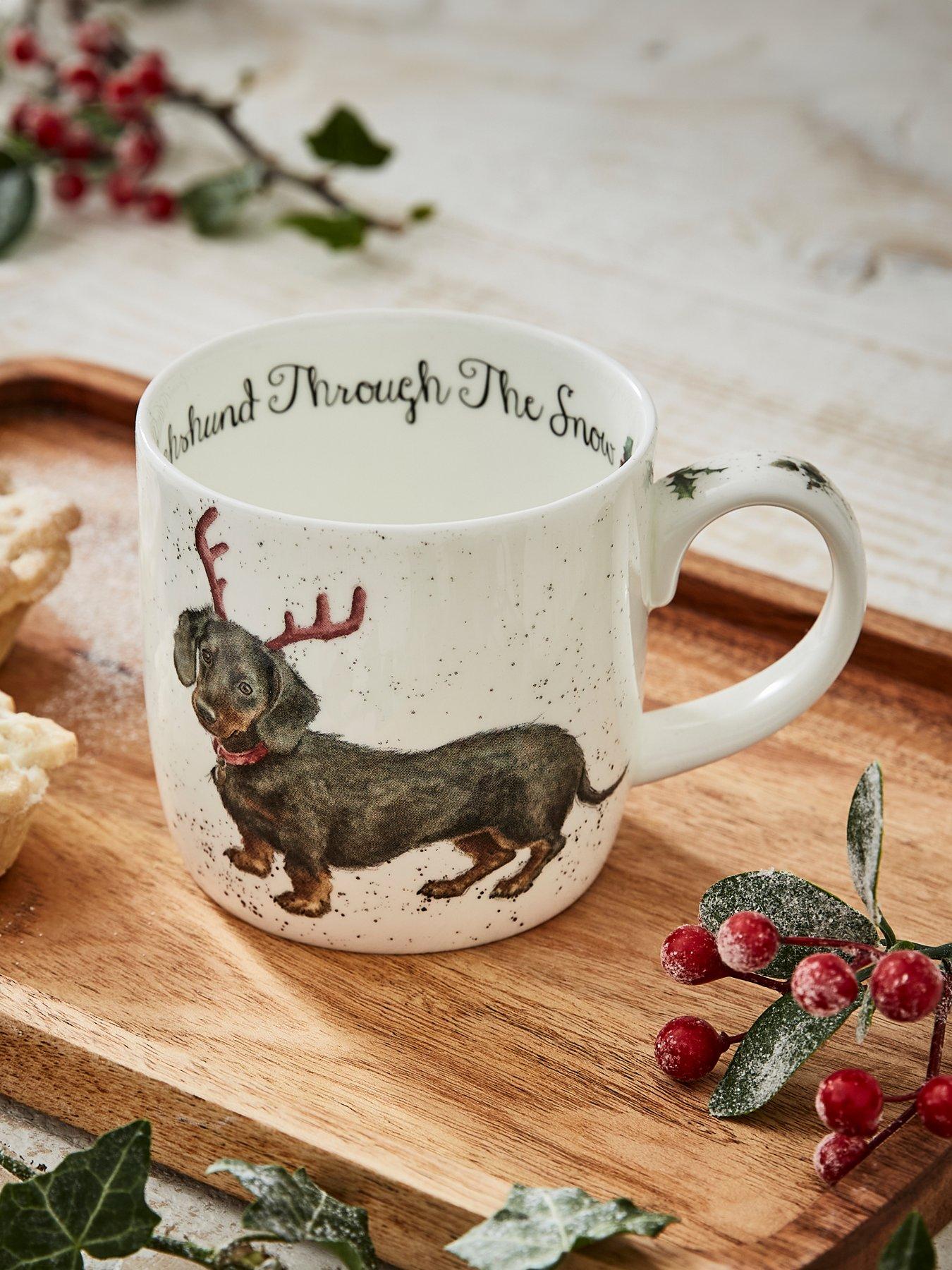 royal-worcester-wrendale-dachshund-through-the-snow-mug