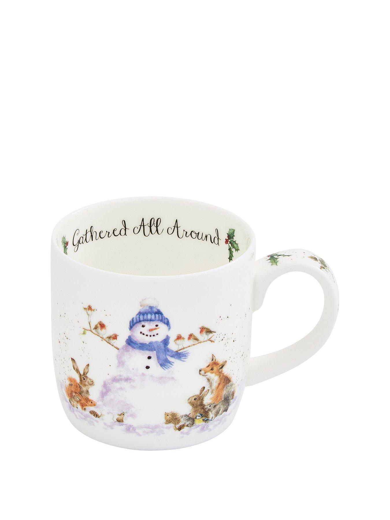 royal-worcester-wrendale-gathered-all-around-snowman-mugstillFront