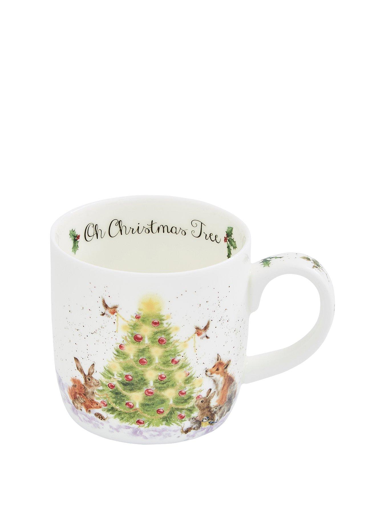 royal-worcester-wrendale-oh-christmas-tree-mugstillFront