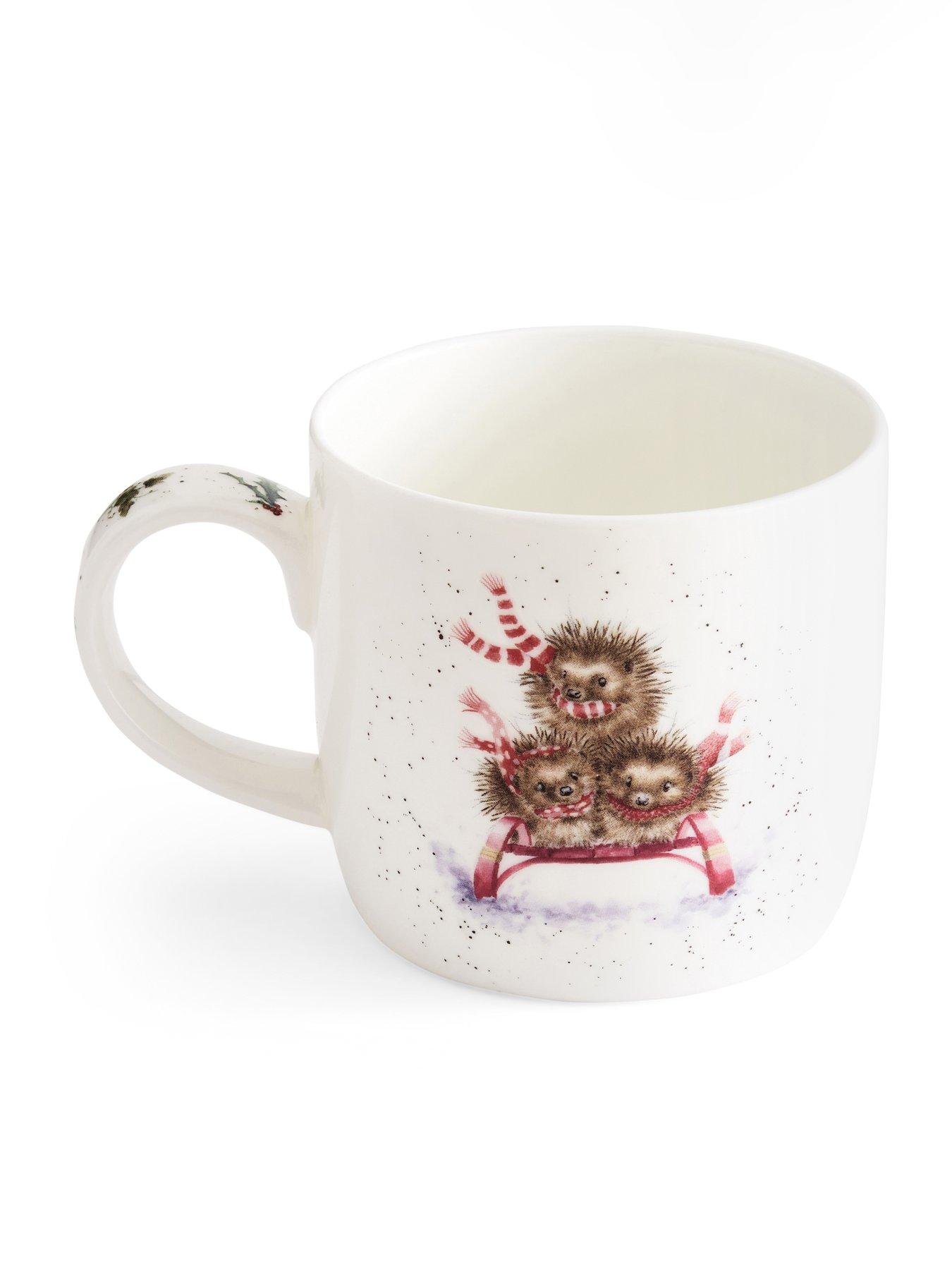 Image 3 of 6 of ROYAL WORCESTER Wrendale Sledgehogs Mug