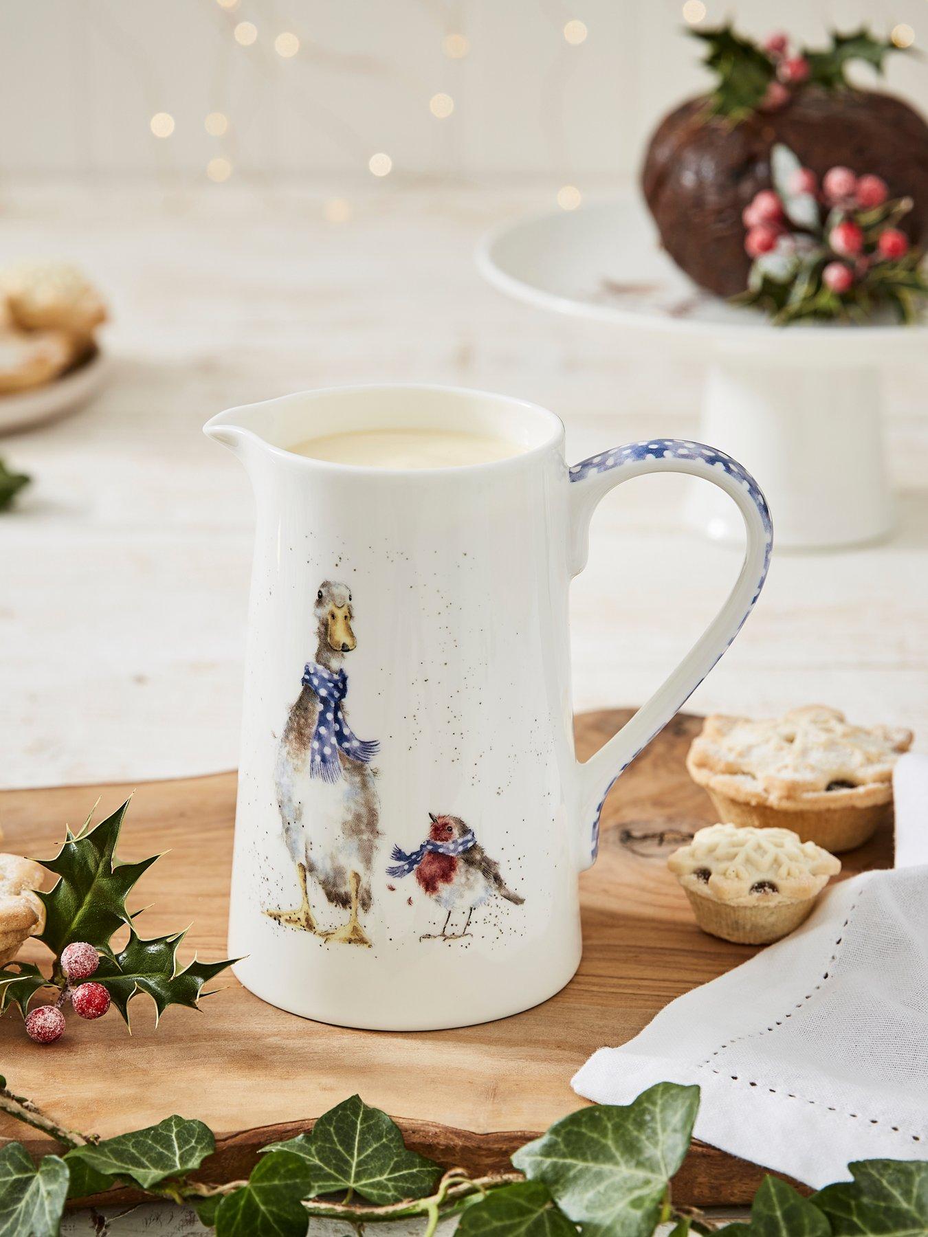 ROYAL WORCESTER Wrendale Duck and Robin Jug