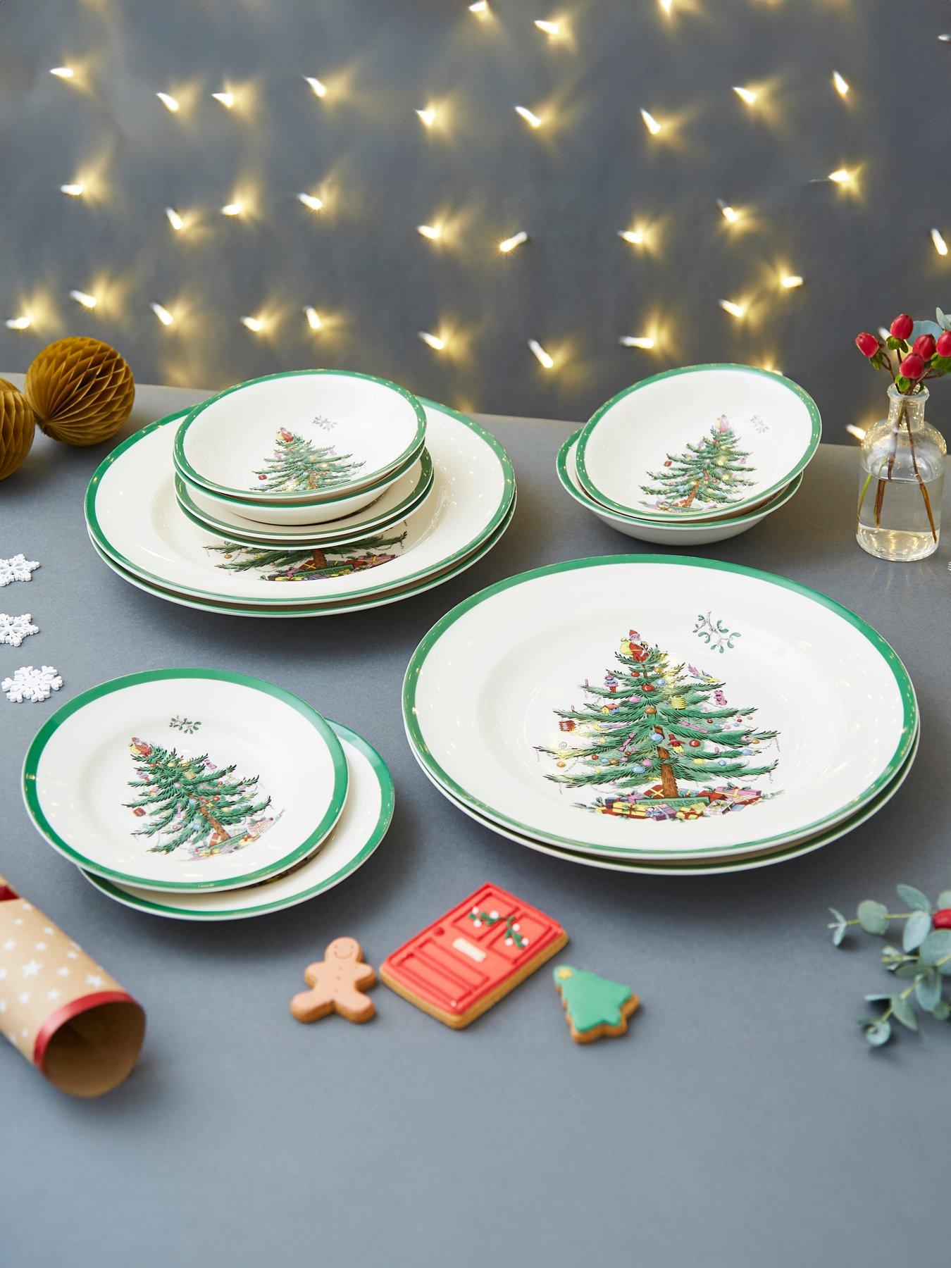 Spode Christmas Tree 12 Piece Dinner Set Very Ireland