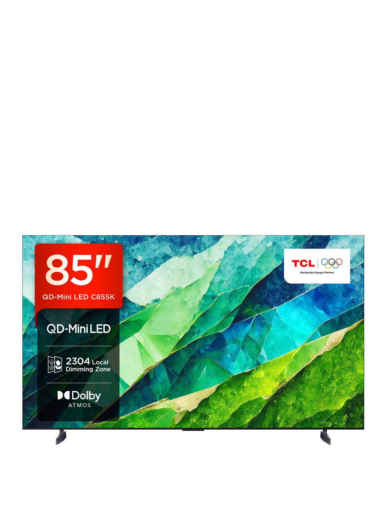 tcl-tcl-85c855k-85-inch-4k-144hz-qd-mini-led-google-tv-with-game-master-pro-300front