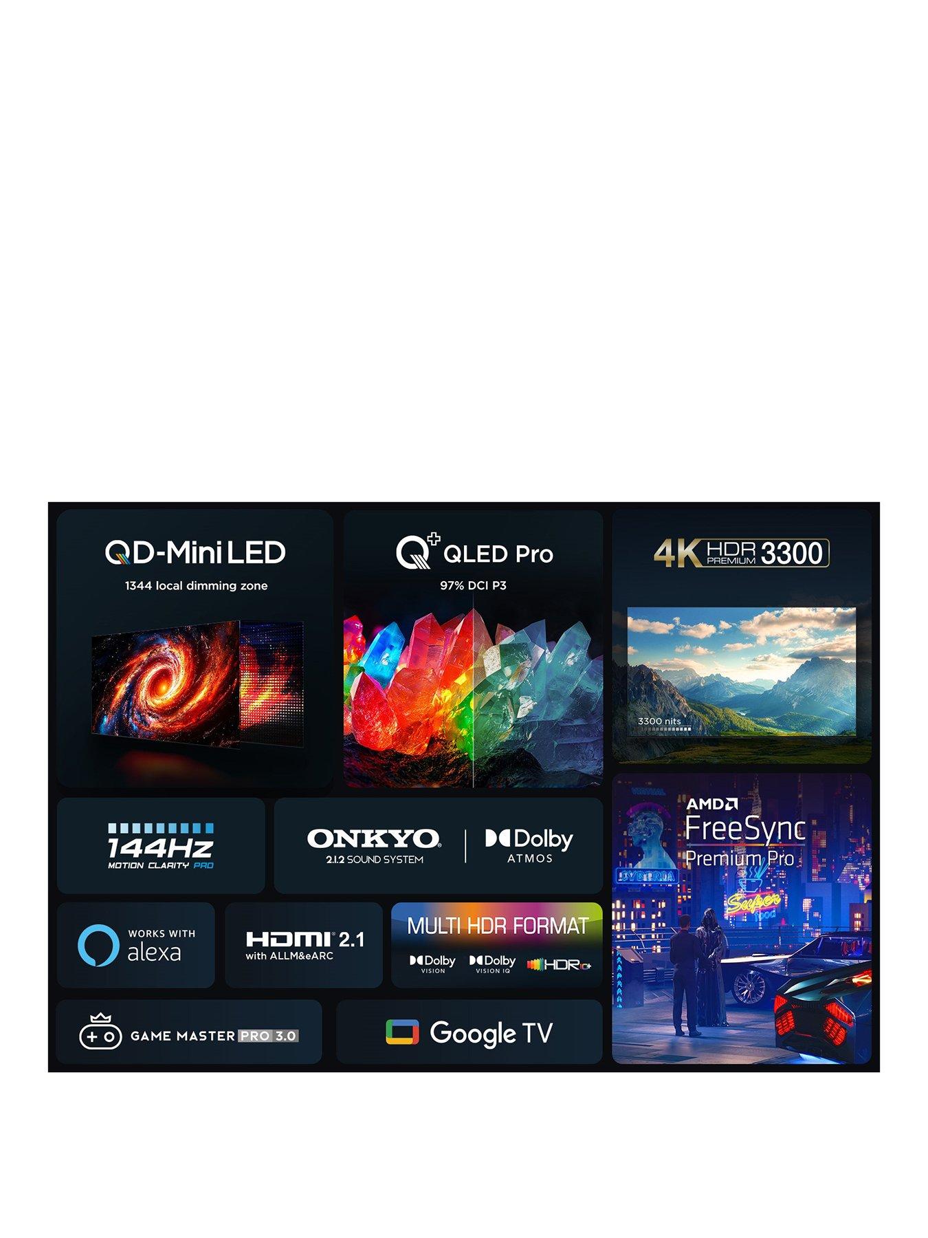 Image 3 of 7 of TCL TCL 85C855K, 85 inch, 4K 144HZ QD-Mini LED Google TV with Game Master Pro 3.0.0