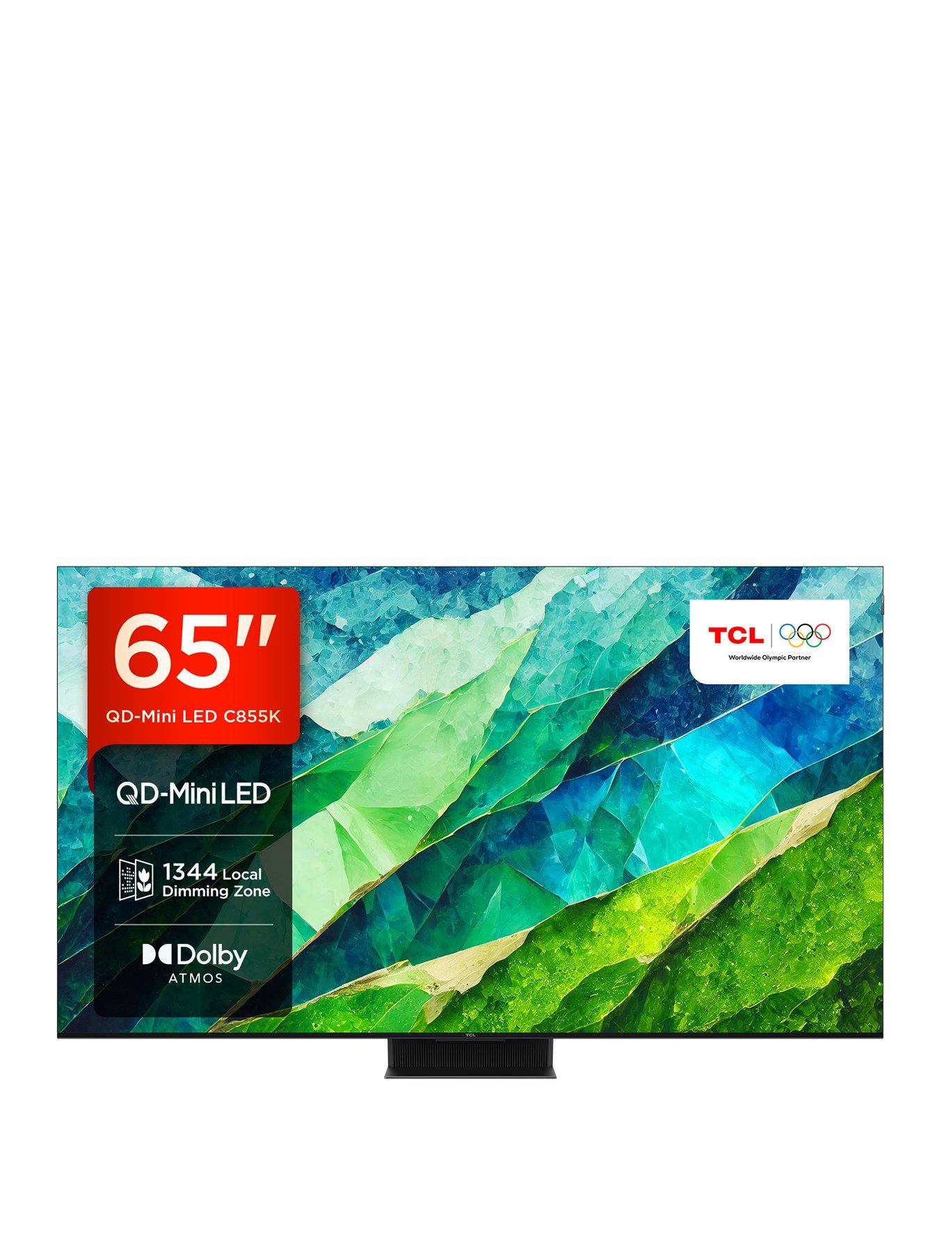 tcl-tcl-65c855k-65-inch-4k-144hz-qd-mini-led-google-tv-with-game-master-pro-30front