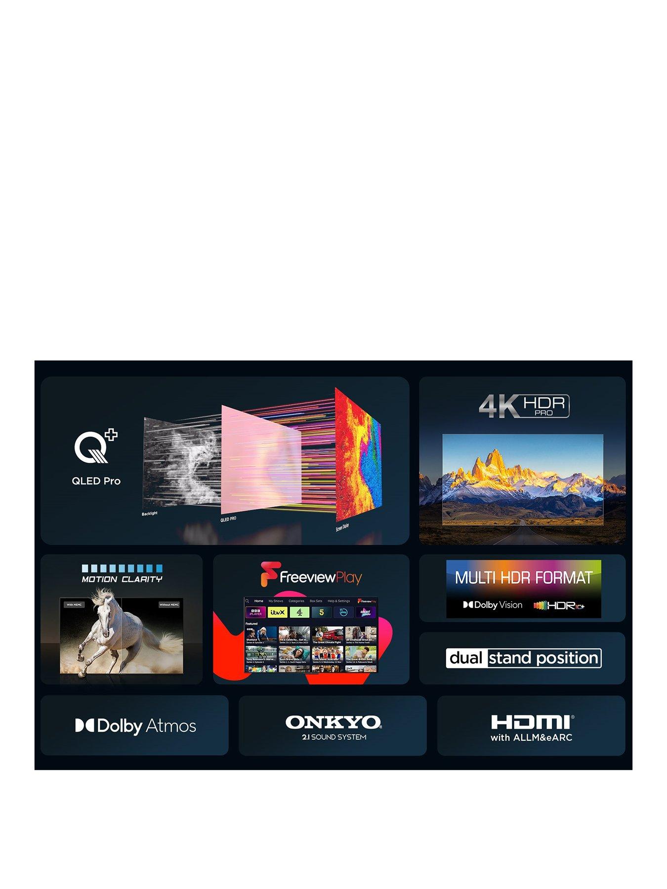 Image 3 of 7 of TCL TCL 85C655K, 85 inch, Ultra HD HDR Dolby Vision QLED, 4K Google TV with Dolby Atmos
