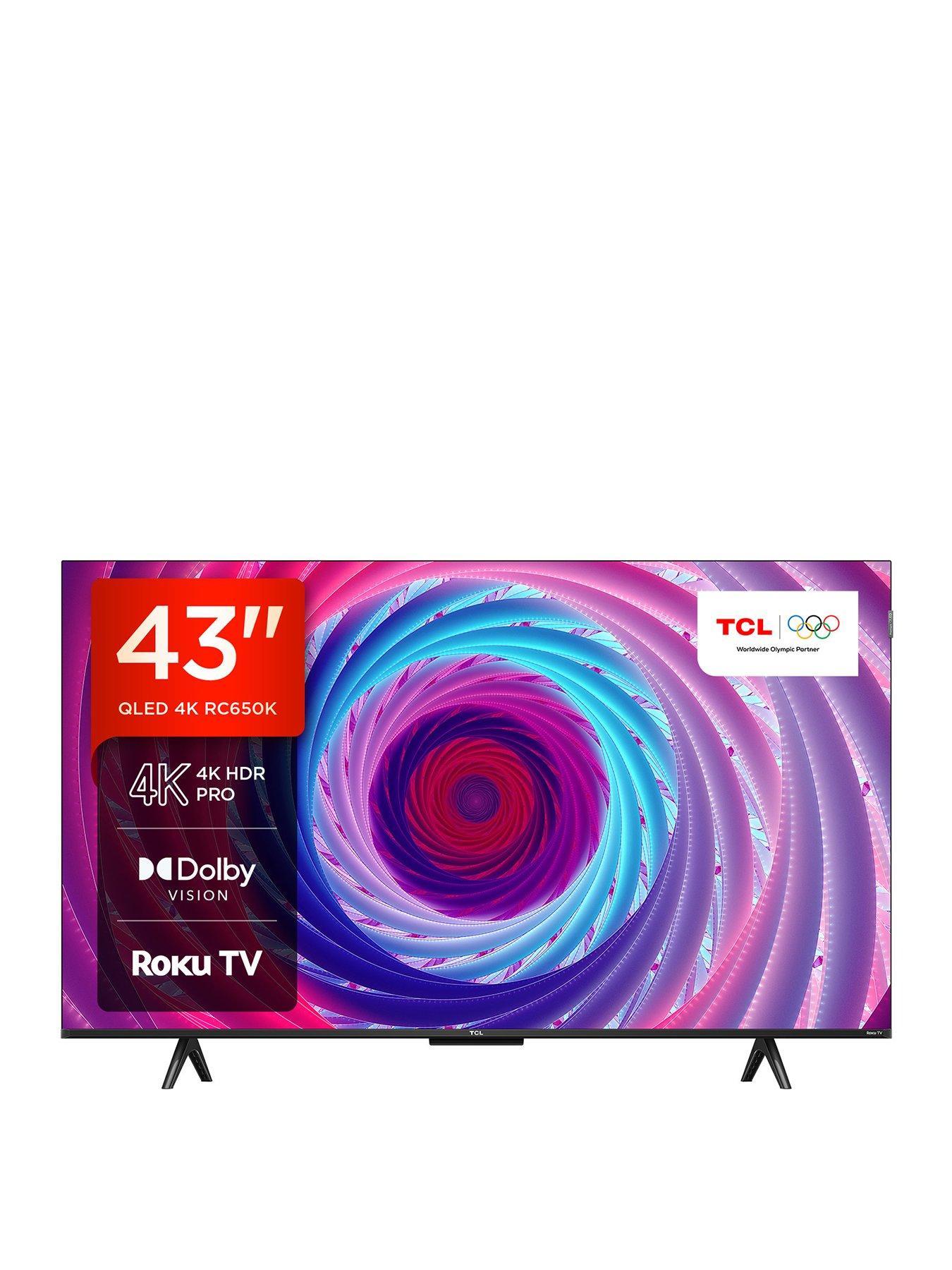 tcl-43rc650knbsproku-tv-43-inch-4k-ultra-hd-hdr-qled-tvfront