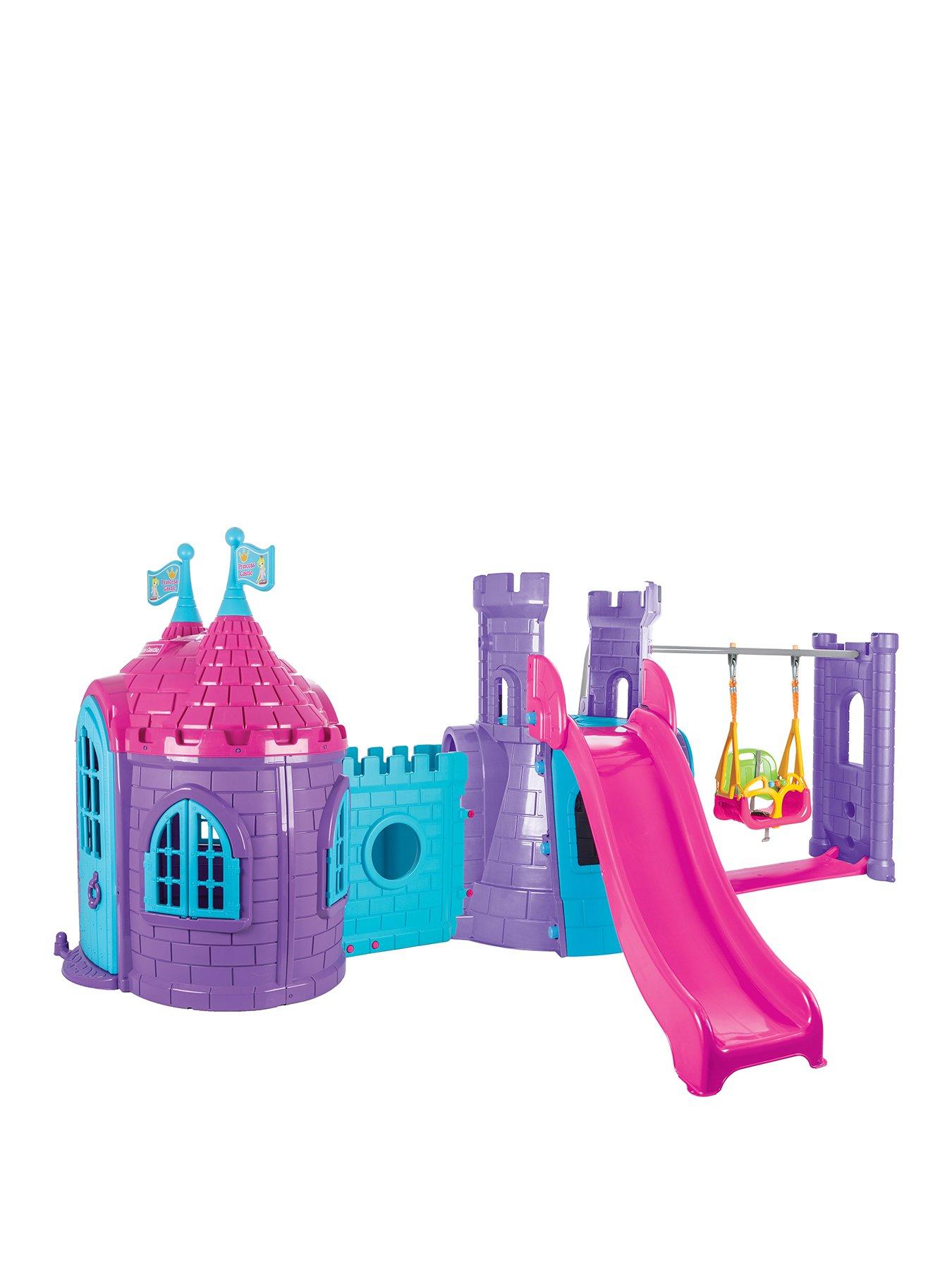 undefined Chateau Swing and Slide Set - Purple