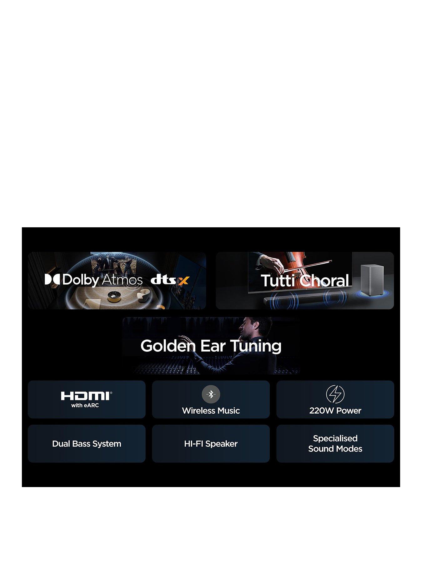 Image 2 of 8 of TCL S55HE 2.1 Immersive Dolby Atmos Soundbar