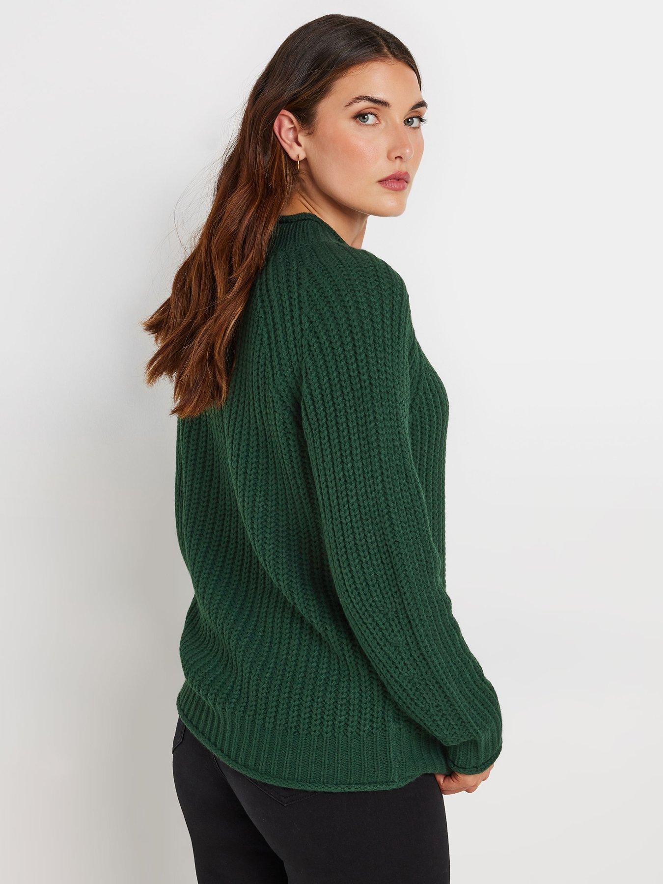 long-tall-sally-knitted-jumper-greenstillFront