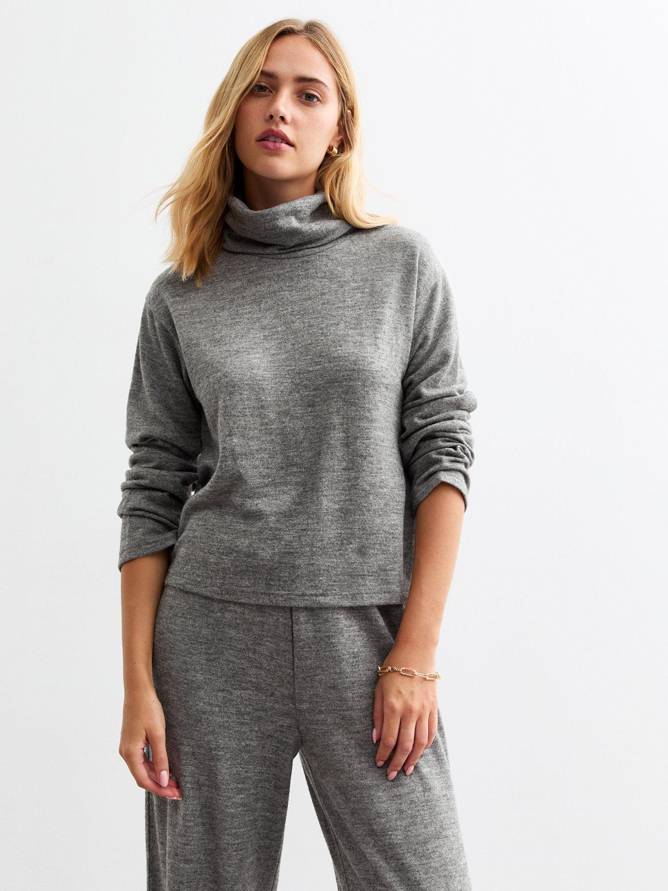 new-look-soft-touch-roll-neck-long-sleeve-top-grey