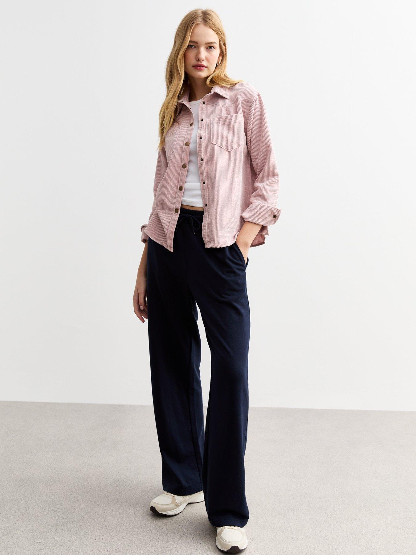 new-look-pink-button-up-corduroy-shirtback