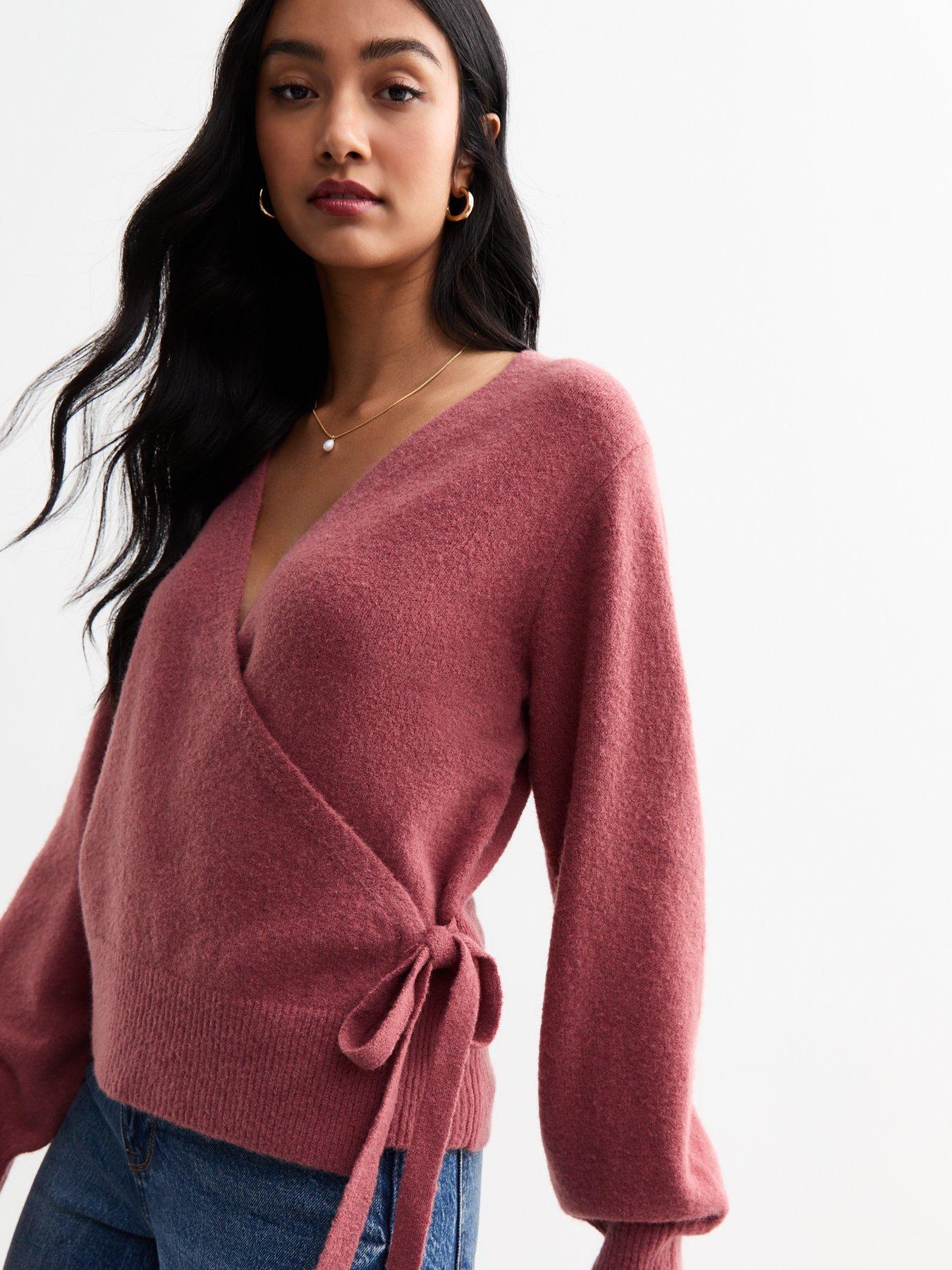 new-look-knit-wrap-jumper-pinkoutfit