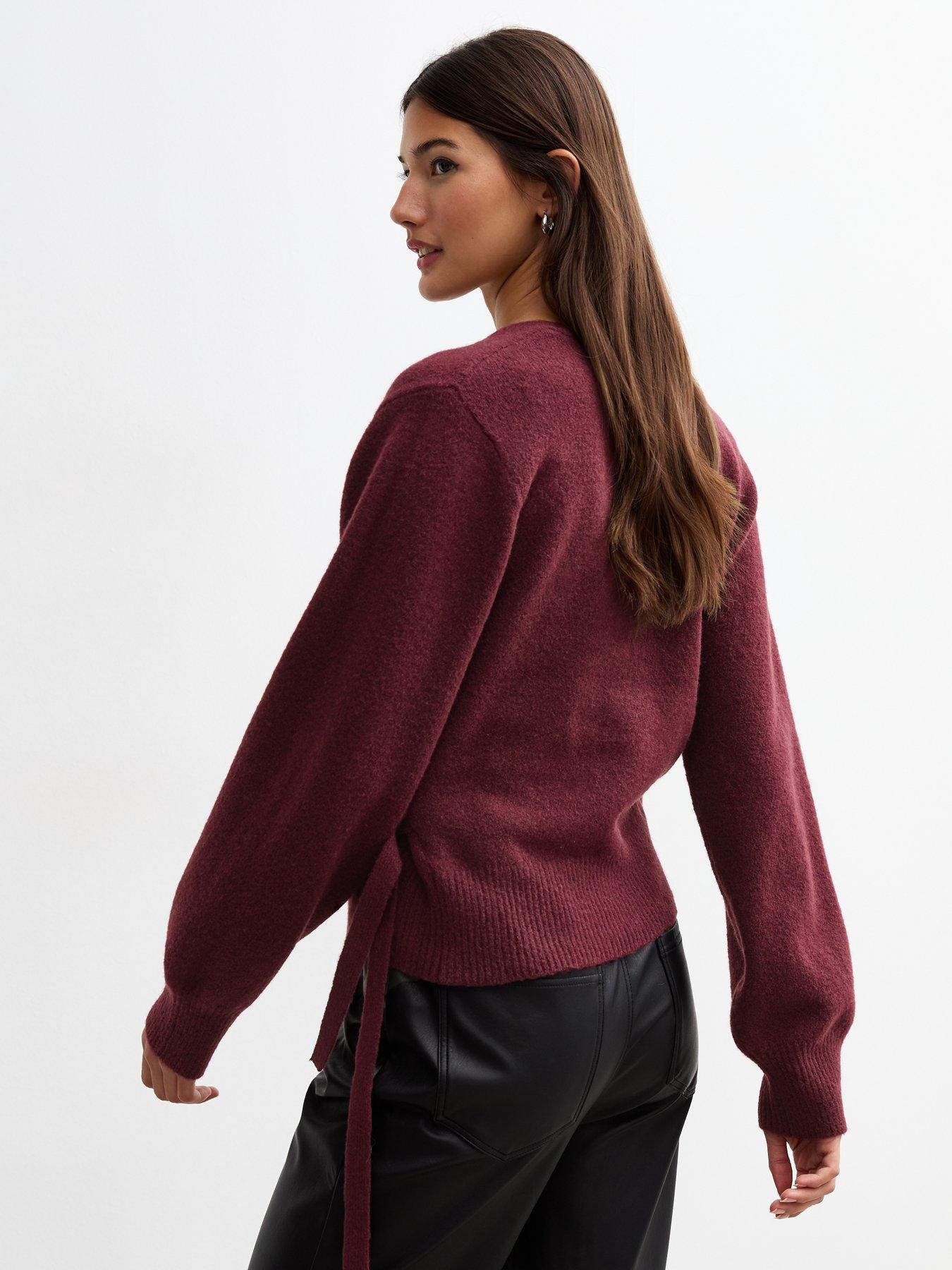 new-look-burgundy-knit-wrap-jumperstillFront