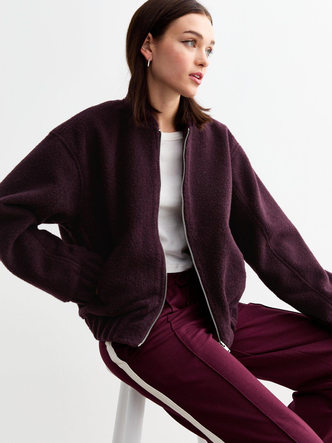 new-look-burgundy-textured-oversized-bomber-jacket