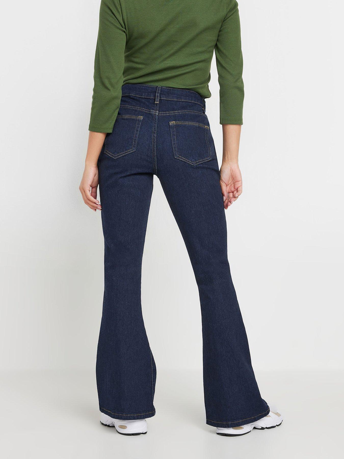 pixiegirl-petite-seam-front-kick-flare-jean-bluestillFront