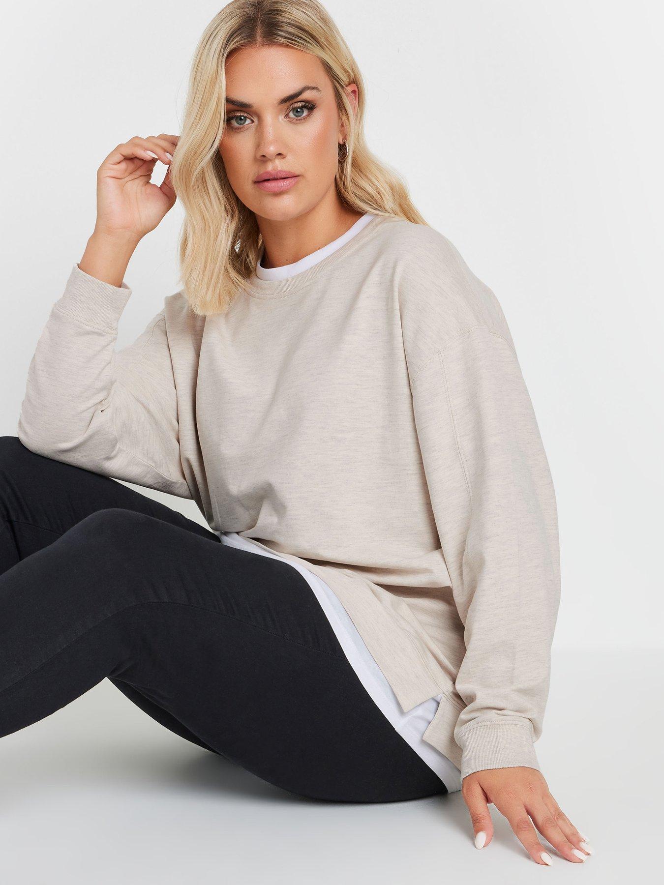 Image 4 of 4 of Yours Curve 2 In 1 Jumper - Beige